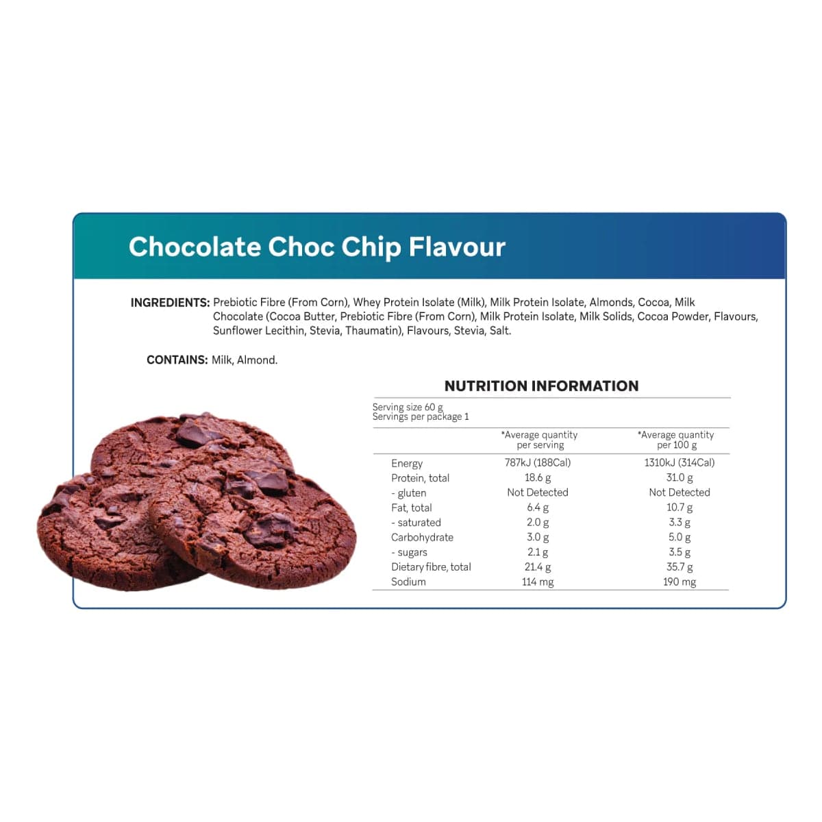 Thumbnail Smart Protein Choco Chip Protein Bar 60g