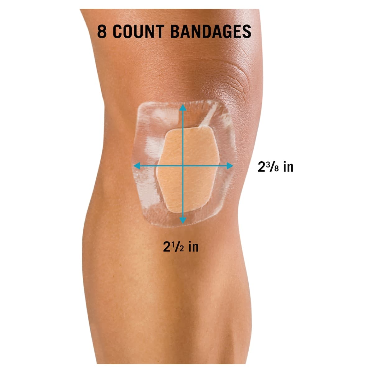 Thumbnail Nexcare Waterproof Clear Bandage Large 60mm x 88mm 10 Pack