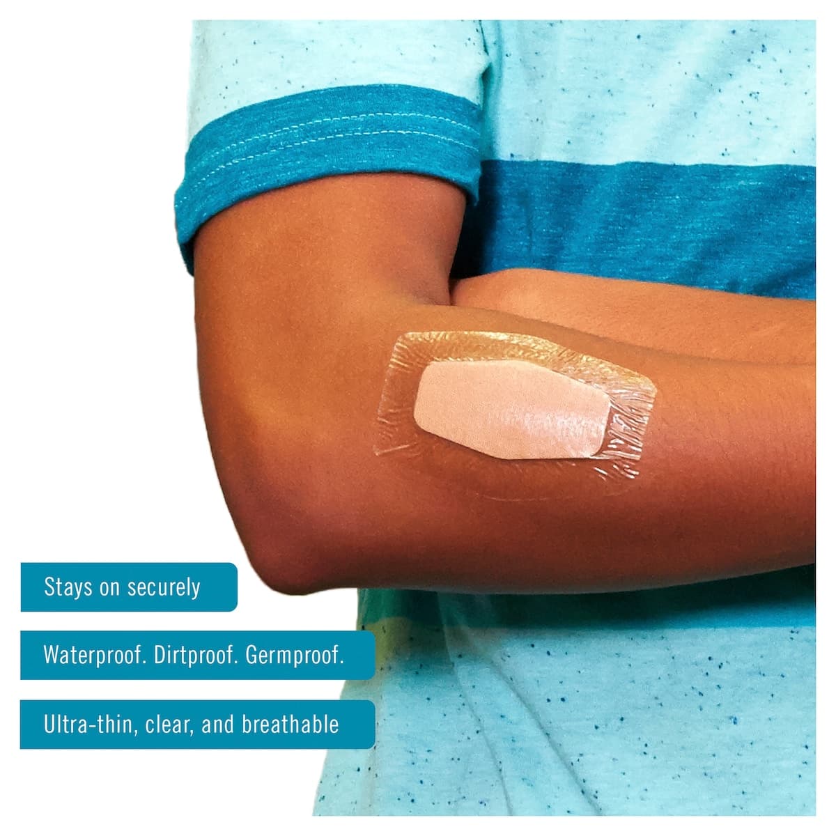 Thumbnail Nexcare Waterproof Clear Bandage Large 60mm x 88mm 10 Pack