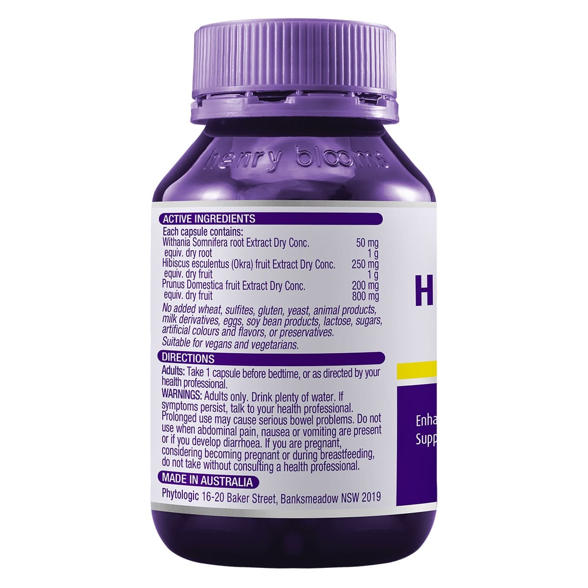 Thumbnail Henry Blooms HerbGut + Herb A Lax Balance 30 Capsules