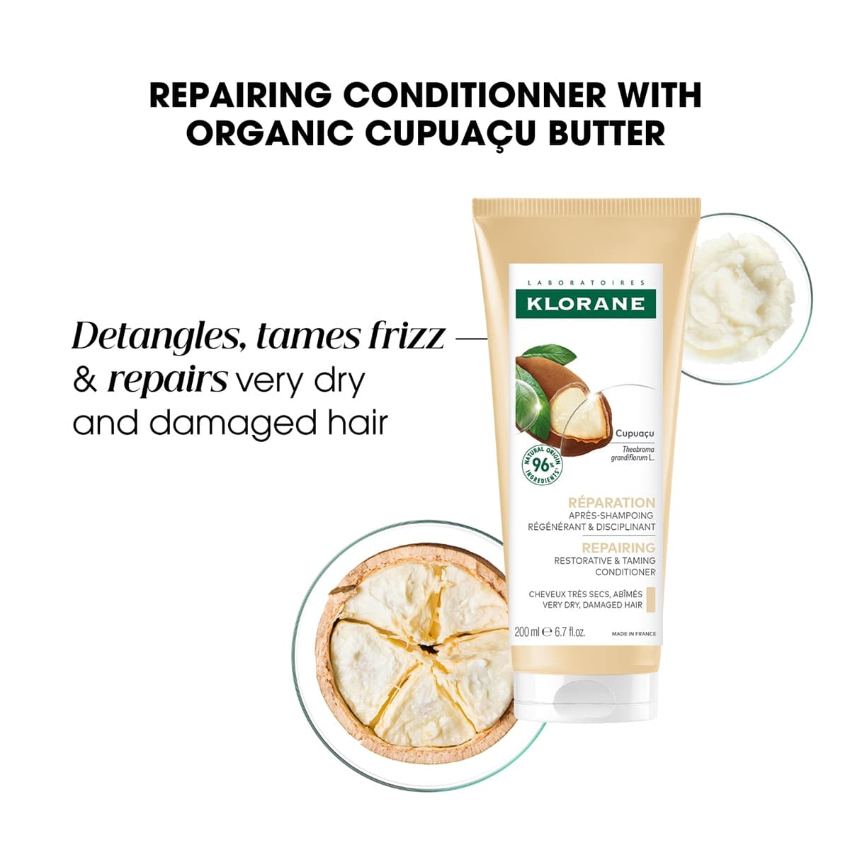 Thumbnail Klorane Reparing Restorative & Taming Conditioner 200ml