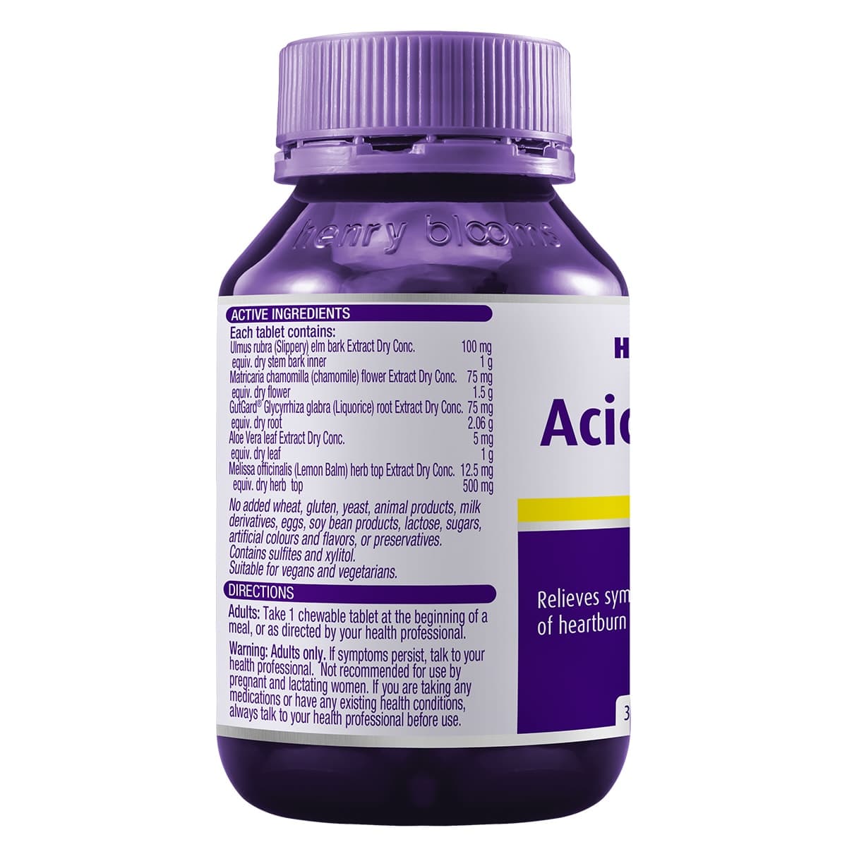 Thumbnail Henry Blooms HerbGut + Acid Relief 30 Chewable Tablets