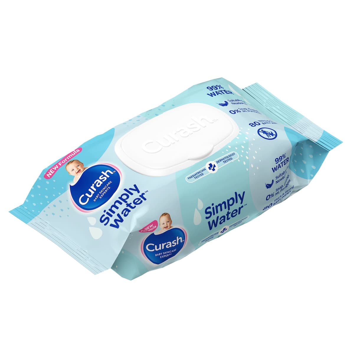Thumbnail Curash Baby Simply Water 80 Baby Wipes
