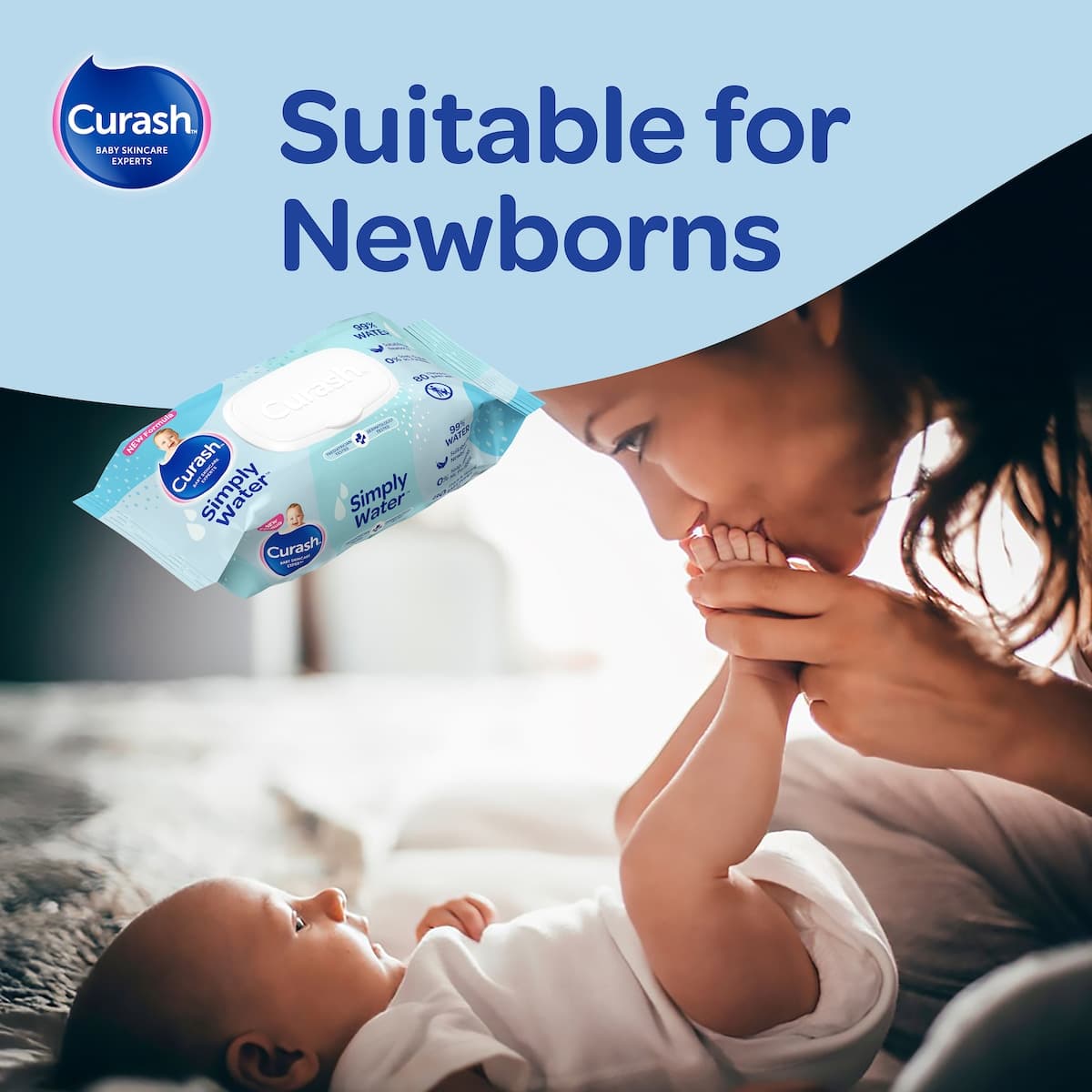 Thumbnail Curash Baby Simply Water 80 Baby Wipes