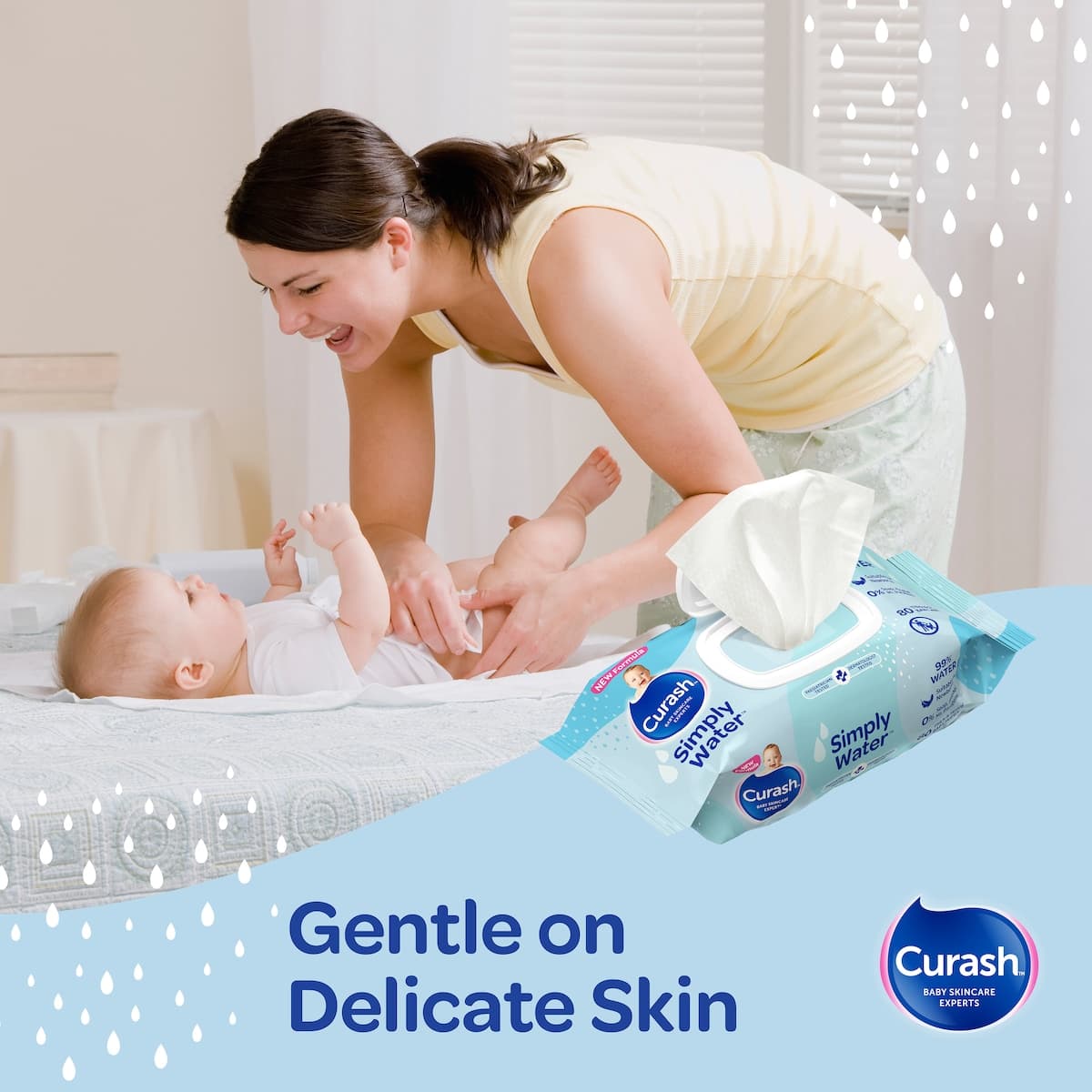 Thumbnail Curash Baby Simply Water 80 Baby Wipes