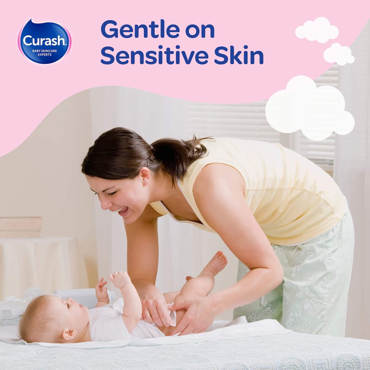 Thumbnail Curash Baby Wipes Fragrance Free 3 x 80 Pack