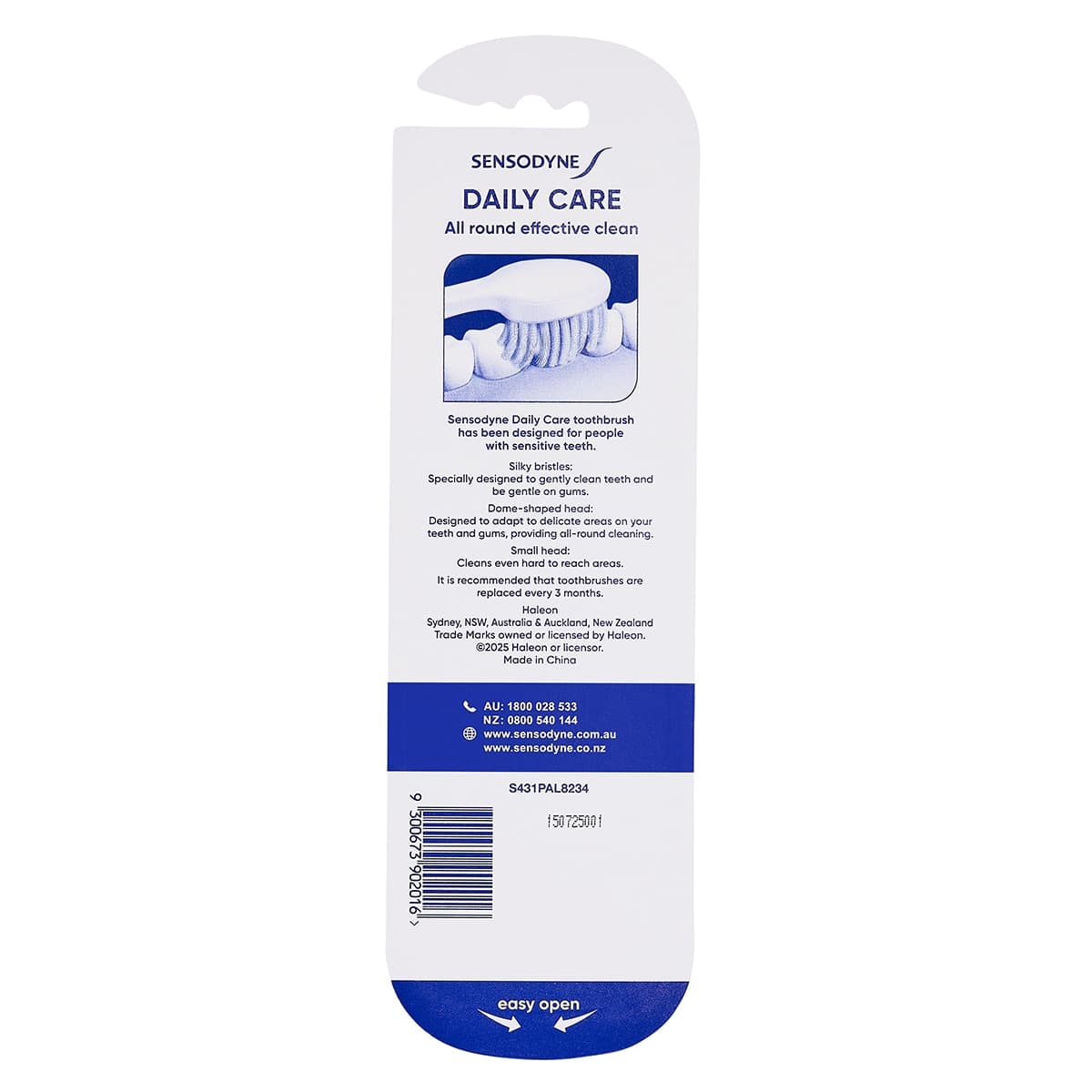 Thumbnail Sensodyne Daily Care Soft Toothbrush for Sensitive Teeth 3 Brushes