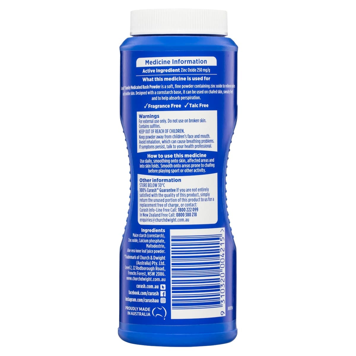 Thumbnail Curash Family Medicated Rash Powder 100g
