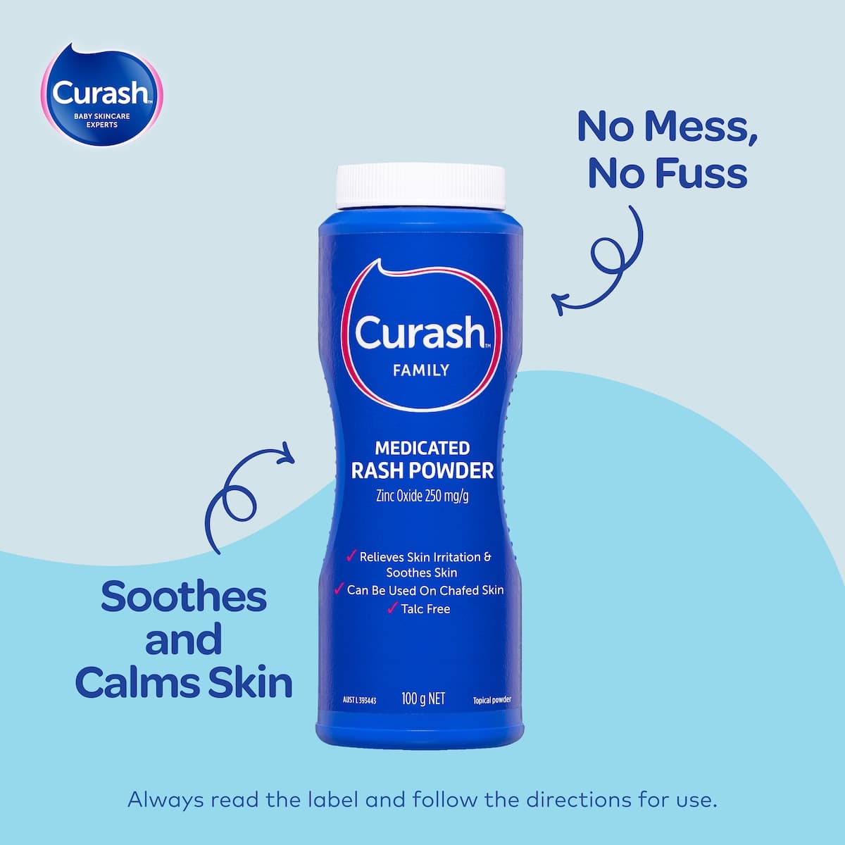 Thumbnail Curash Family Medicated Rash Powder 100g