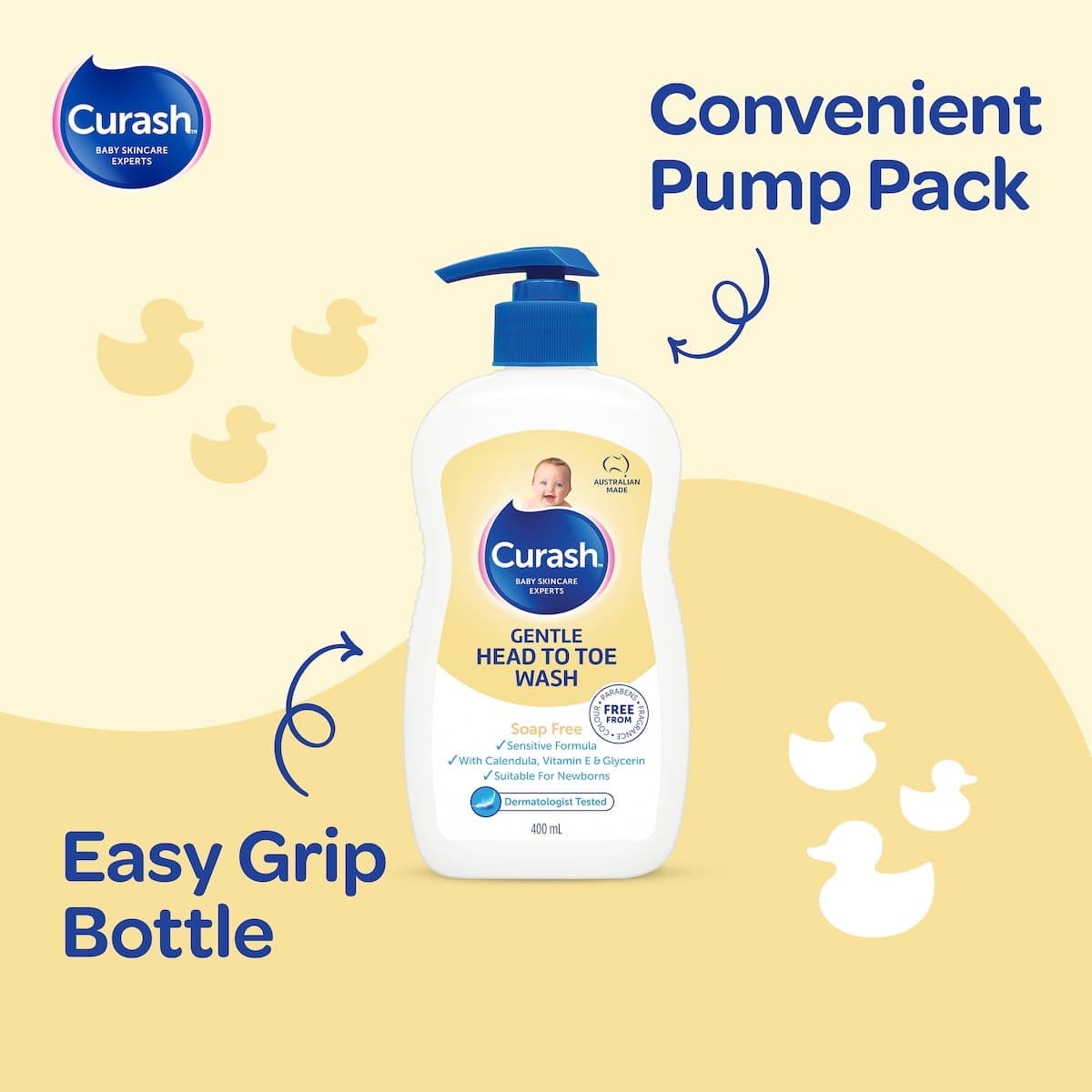 Thumbnail Curash Gentle Head to Toe Wash 400ml
