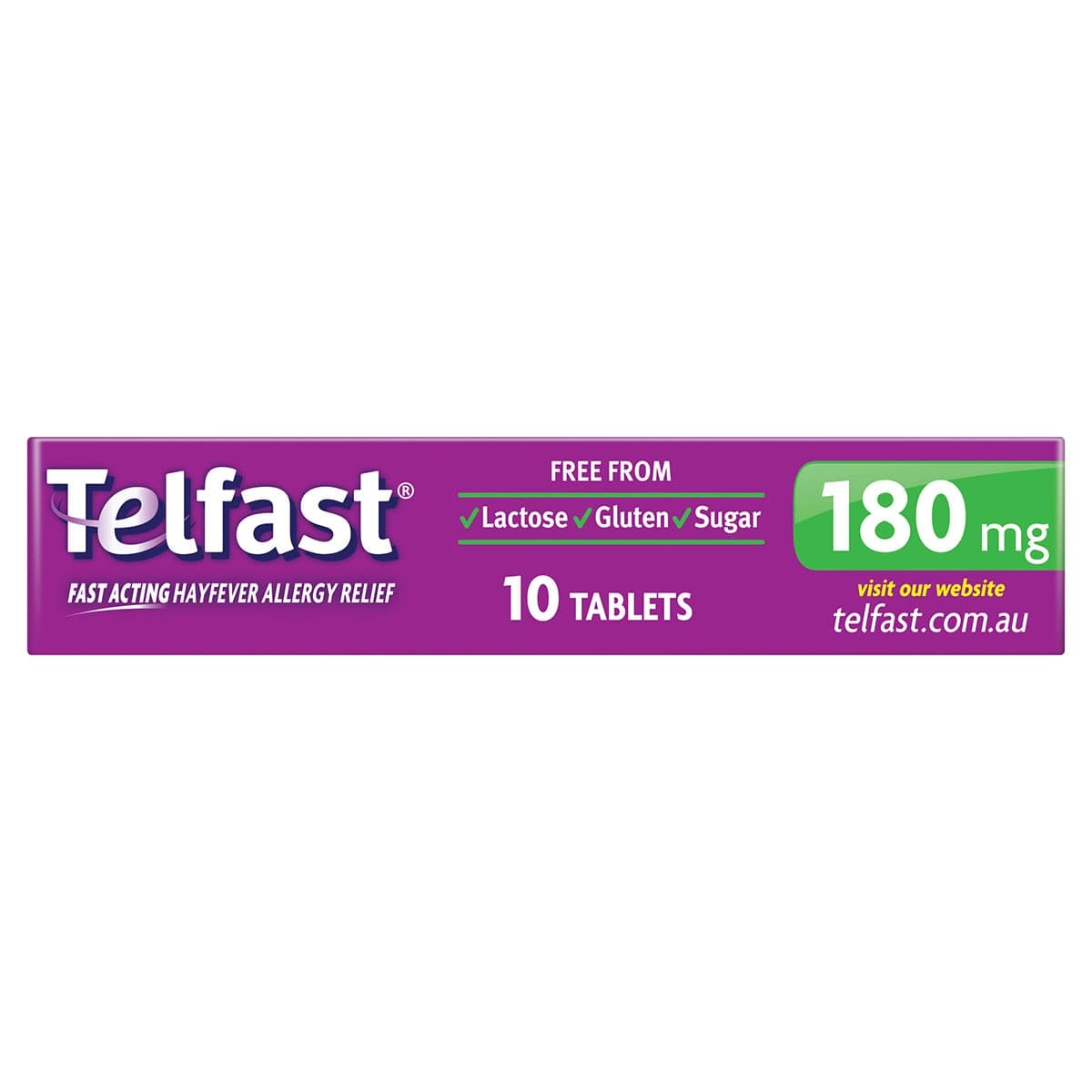 Thumbnail Telfast Allergy & Hayfever Relief 180mg 10 Tablets