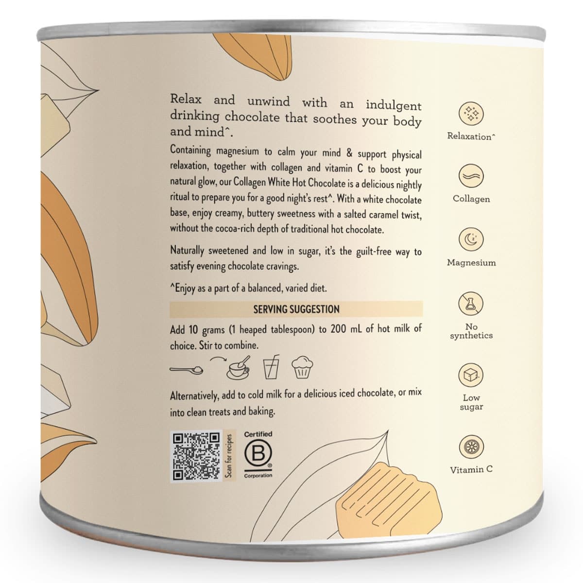 Thumbnail Nutra Naturals Collagen White Hot Choc - Salted Caramel 200g