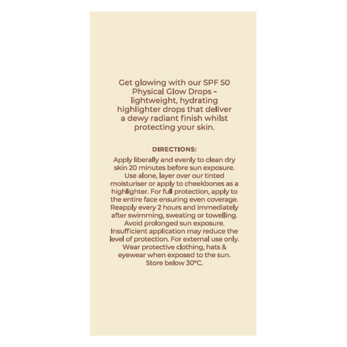 Thumbnail Avocado Zinc SPF50 Physical Glow Drops Lotion 40ml