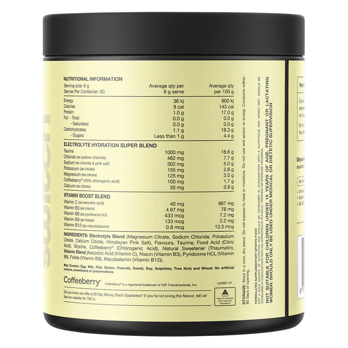 Thumbnail Switch Nutrition Hydrate Sugar Free Electrolytes Lemon Lime 300g