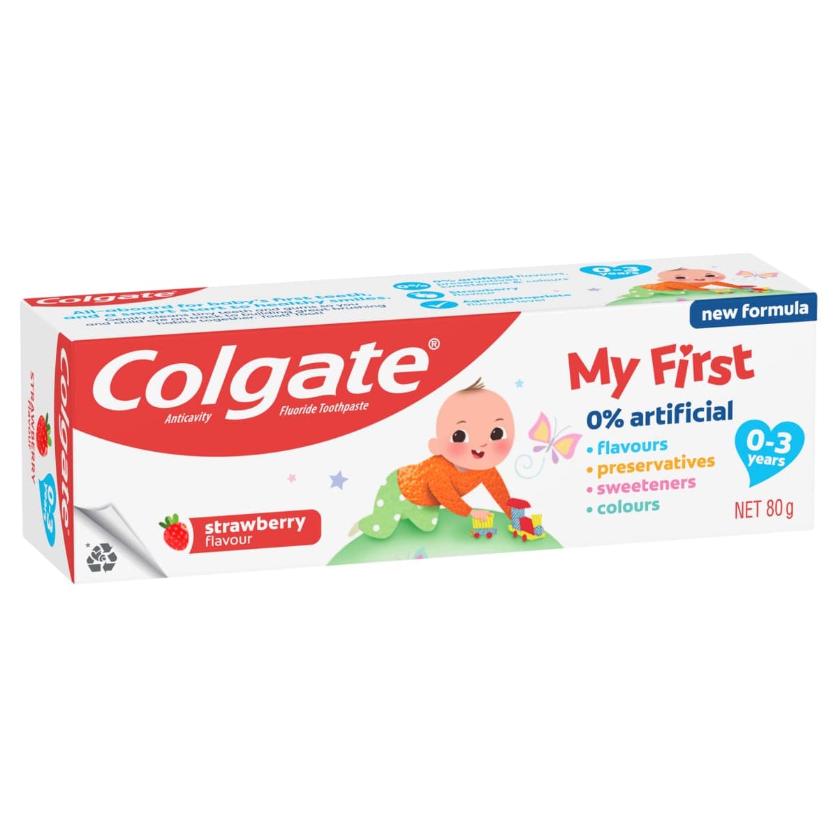 Thumbnail Colgate Kids Anticavity Toothpaste 0-3 Yrs Mild Fruit 80g
