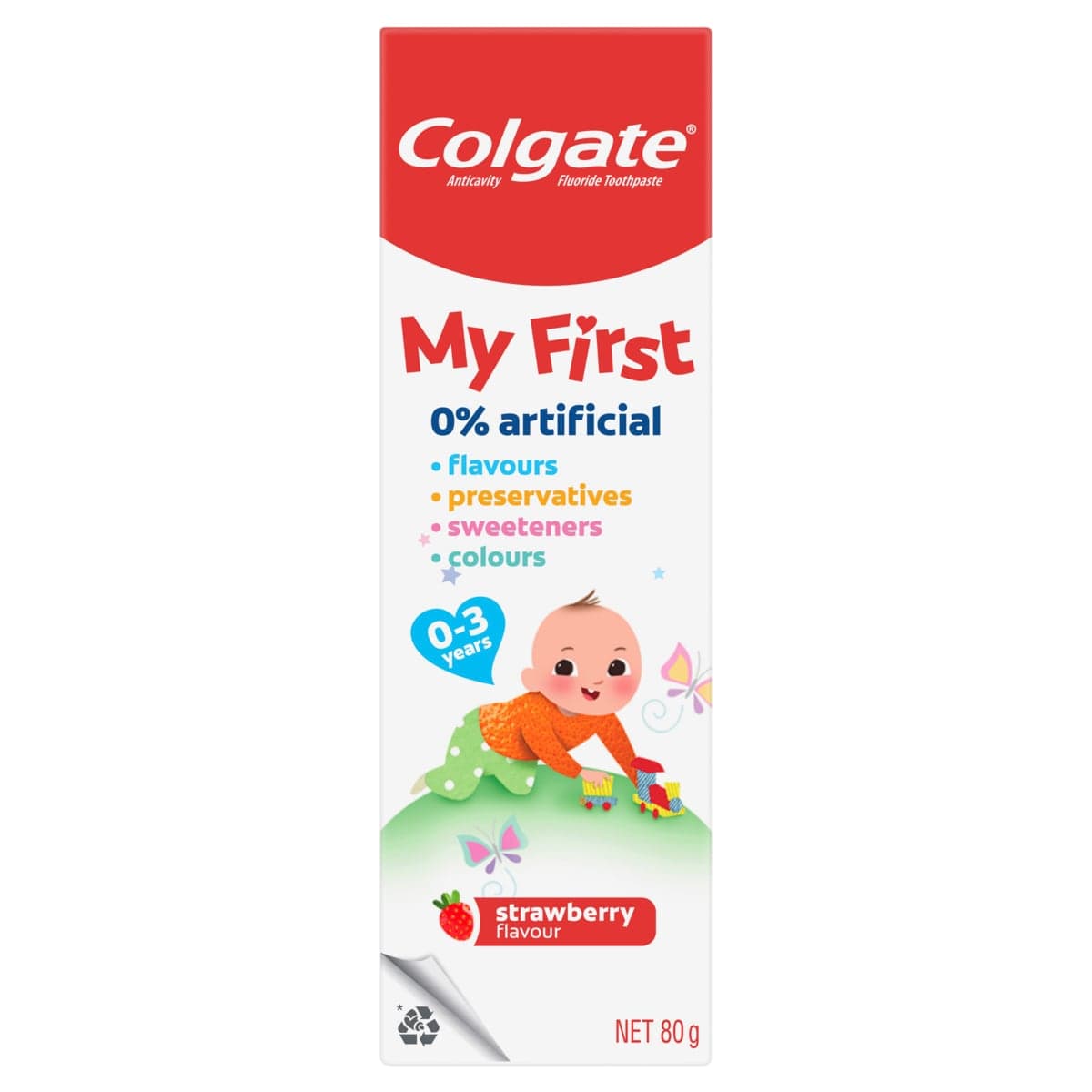 Thumbnail Colgate Kids Anticavity Toothpaste 0-3 Yrs Mild Fruit 80g
