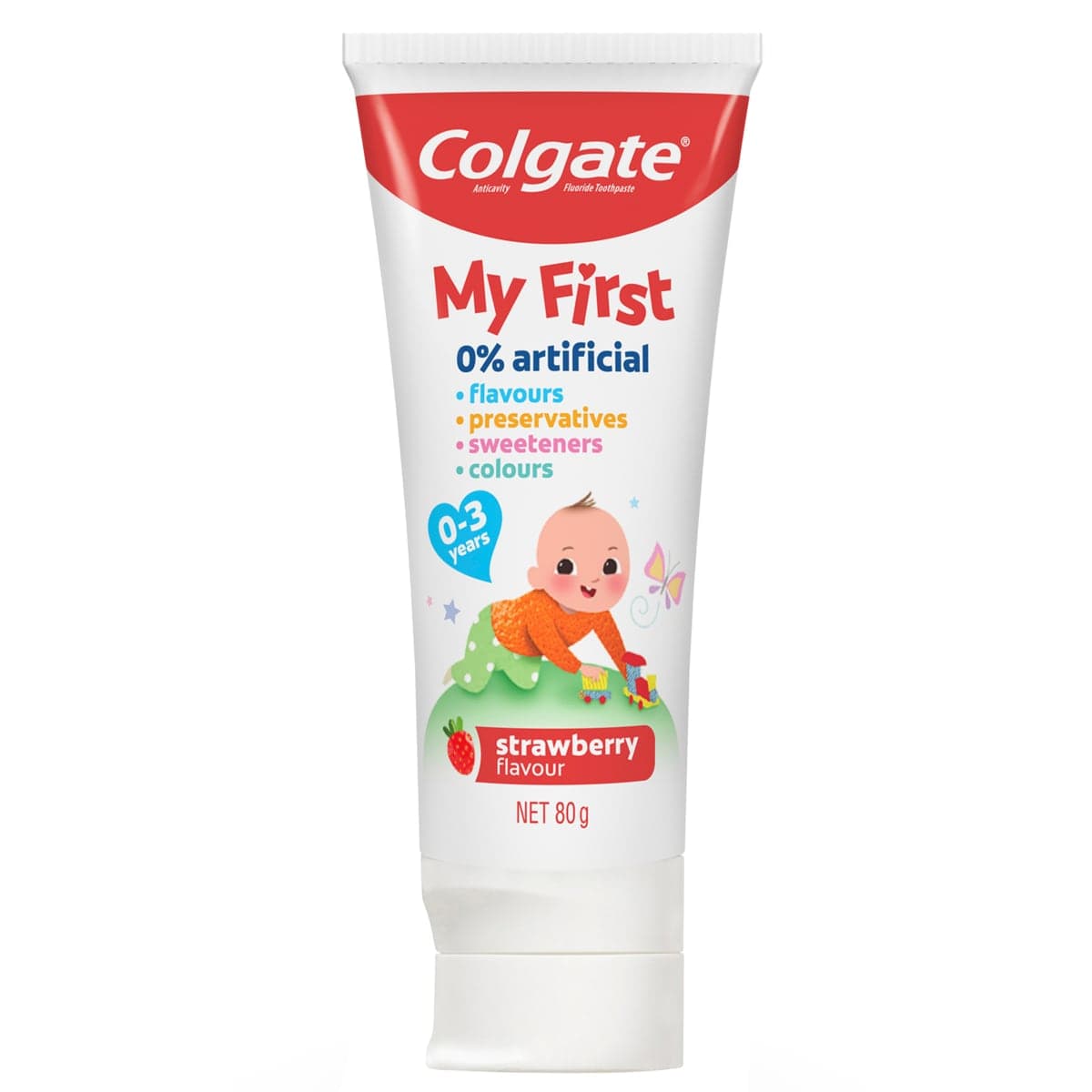 Thumbnail Colgate Kids Anticavity Toothpaste 0-3 Yrs Mild Fruit 80g