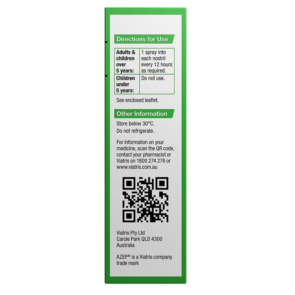 Thumbnail Azep Hayfever Relief Nasal Spray 5ml