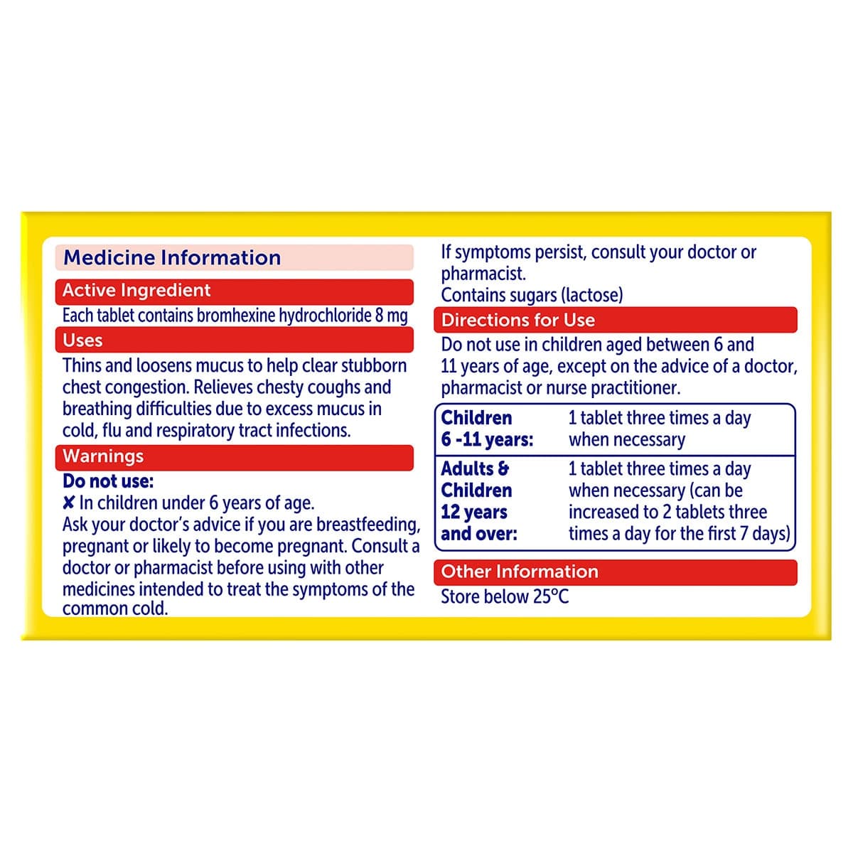 Thumbnail Bisolvon Chesty Forte Cough Tablets 100 Pack
