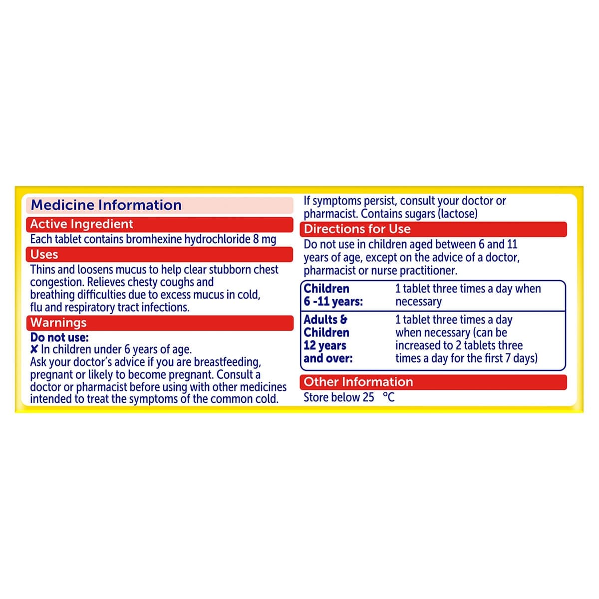 Thumbnail Bisolvon Chesty Forte Cough Tablets 50 Pack