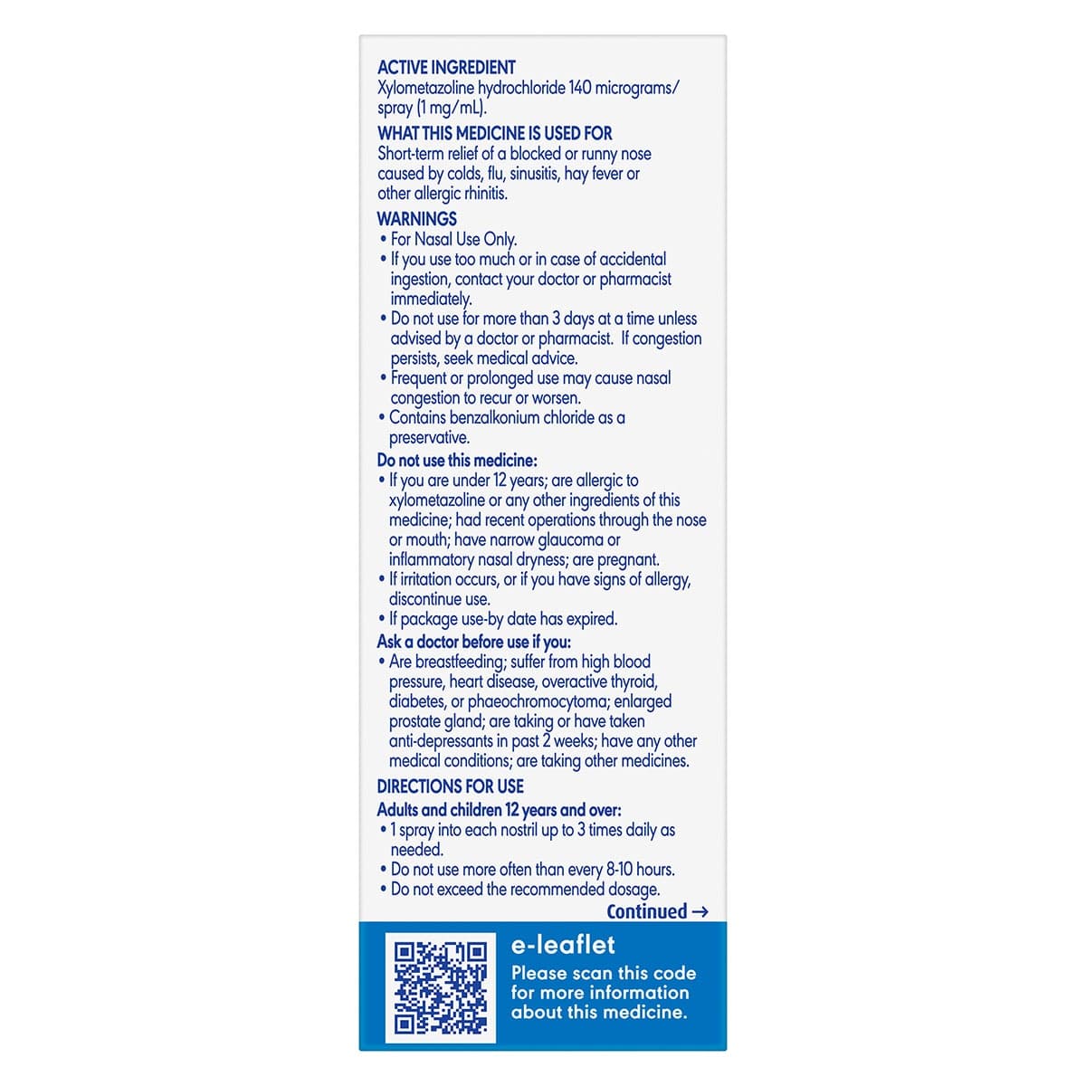 Thumbnail Otrivin Adult Nasal Spray Measured Dose 10ml