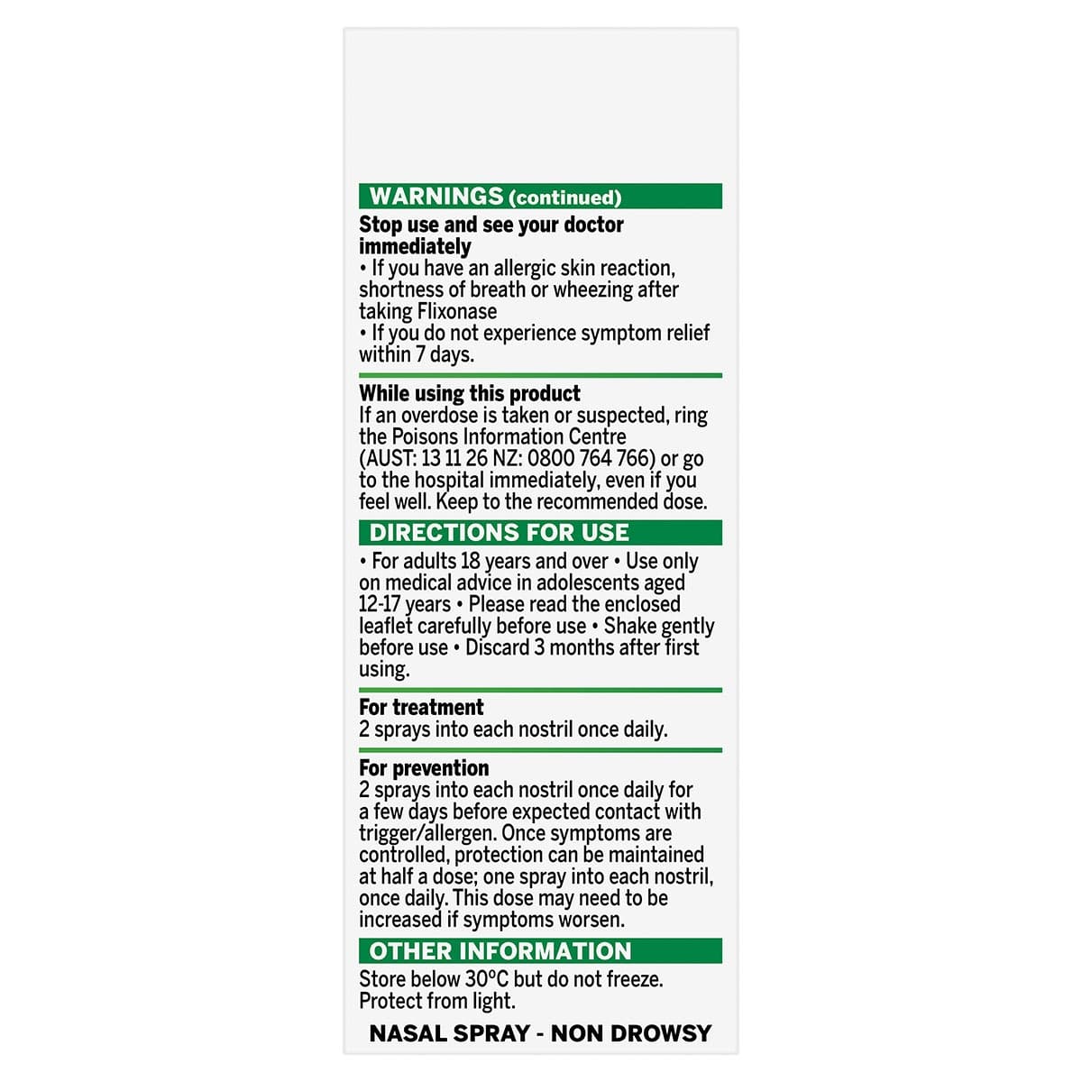 Thumbnail Flixonase Allergy & Hayfever 24 Hour Nasal Spray 120 Doses