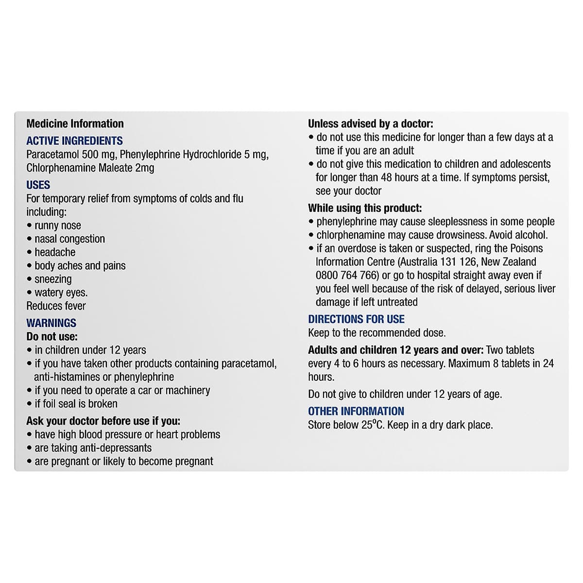 Thumbnail Chemists Own Nightime Cold & Flu Relief PE 24 Tablets