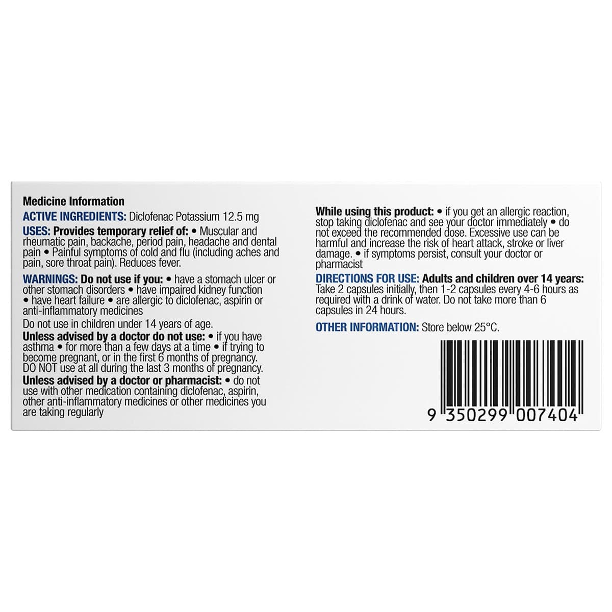 Thumbnail Chemists Own Anti-Inflammatory Pain Relief 20 Liquid Capsules