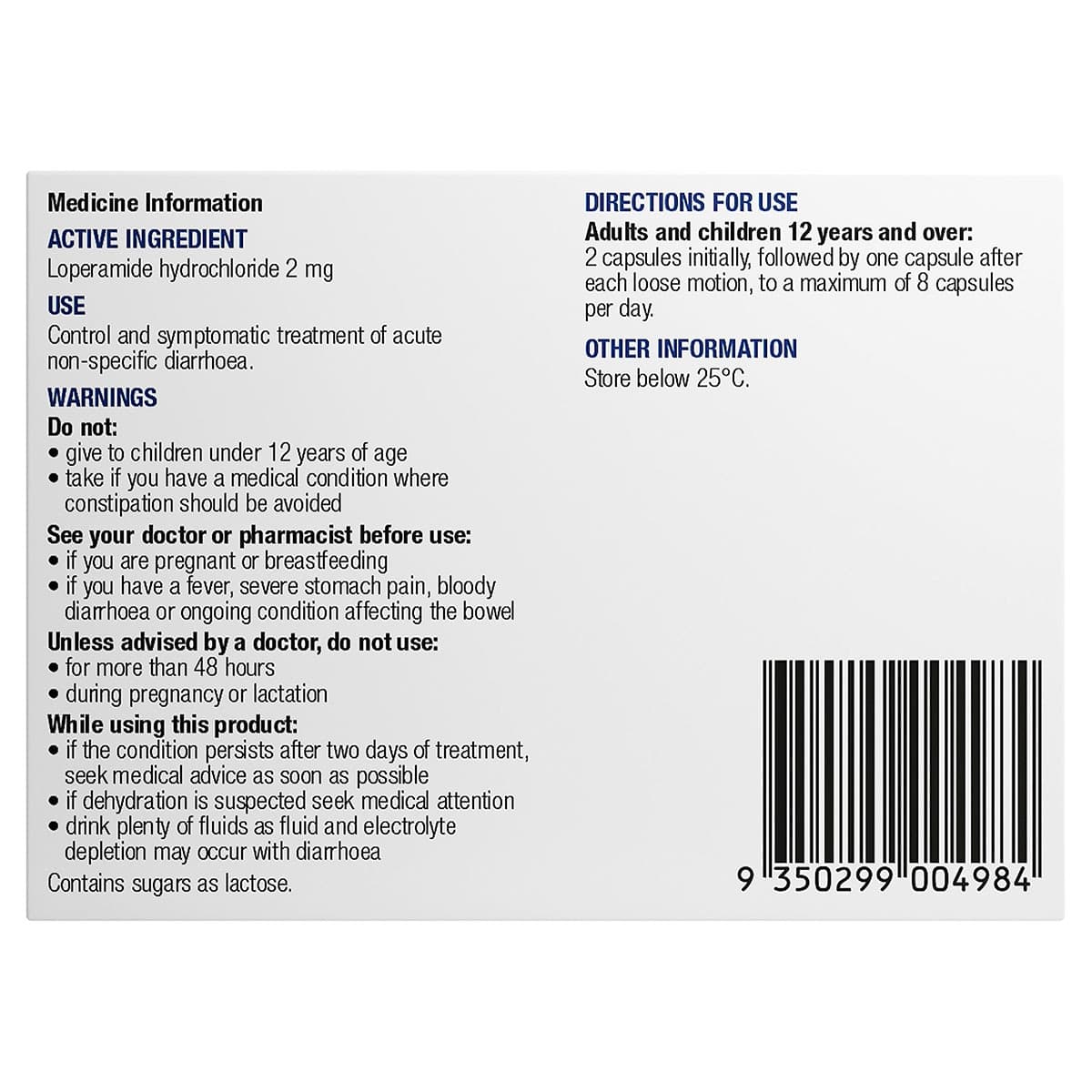 Thumbnail Chemists Own Diarrhoea Relief 12 Capsules
