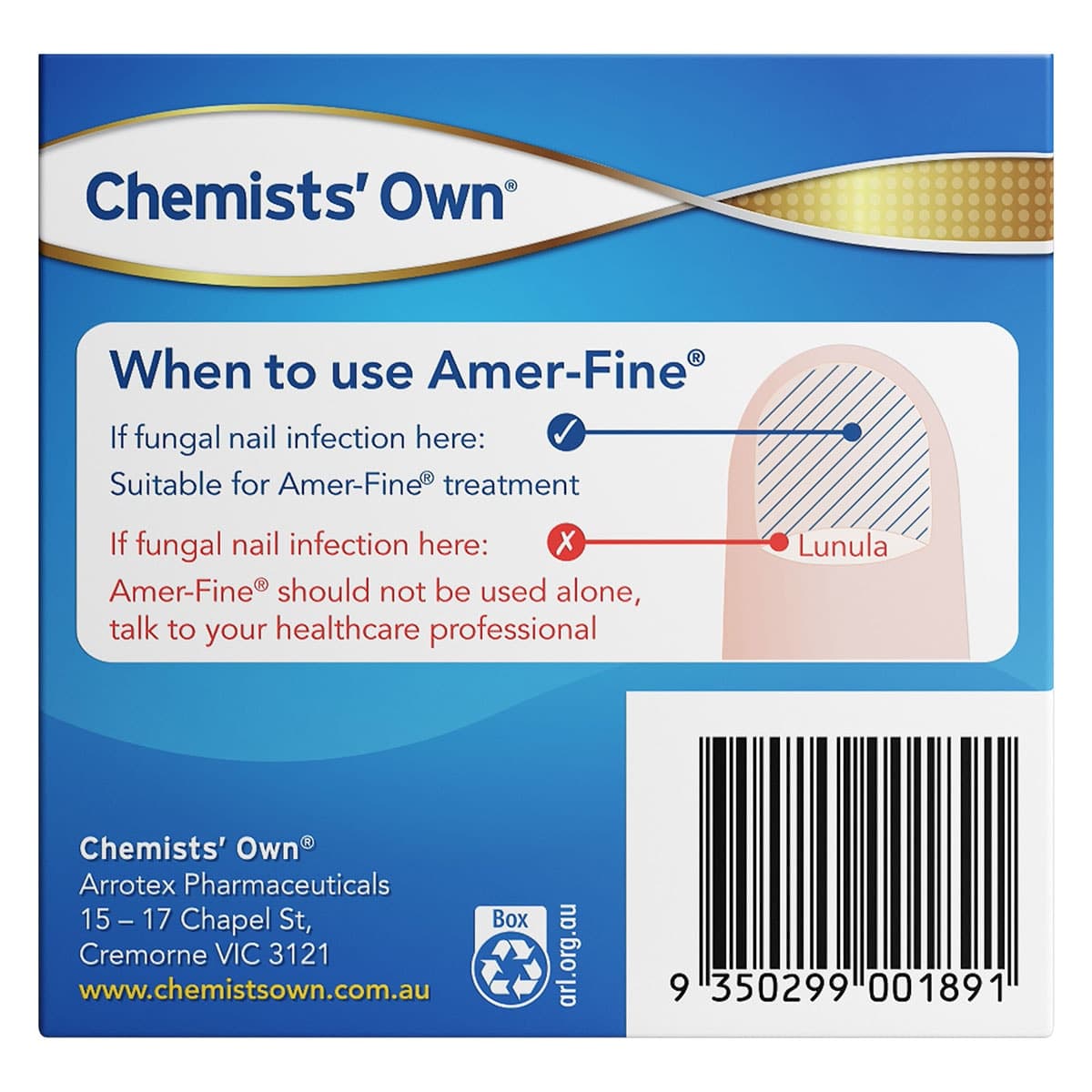 Thumbnail Chemists Own Amer-Fine Anti-Fungal Nail Treatment Kit