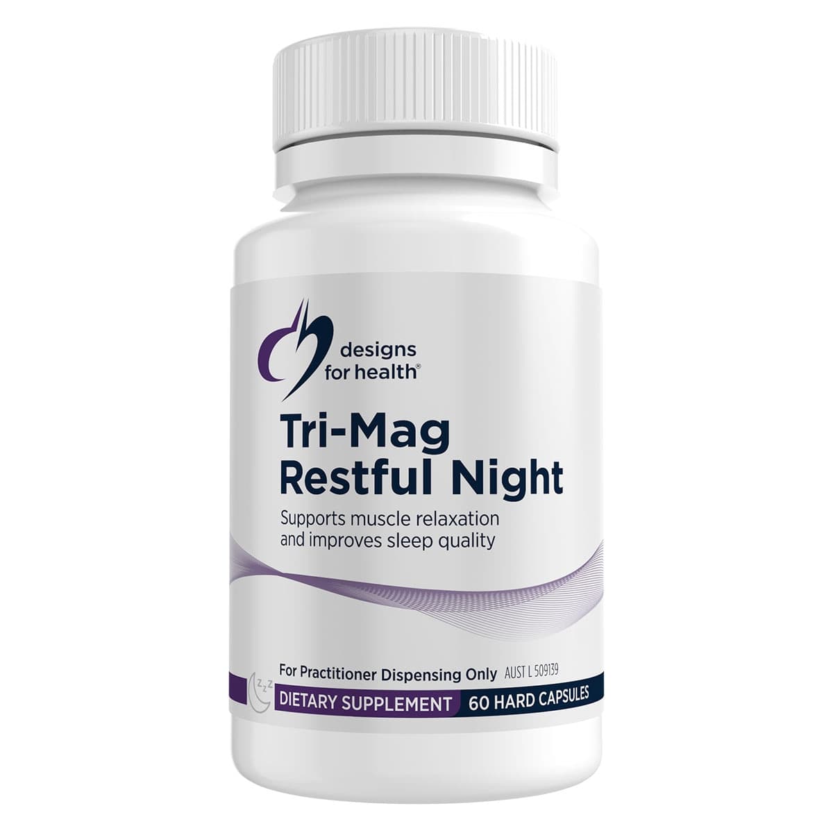 Thumbnail Designs For Health Tri-Mag Restful Night 60 Vege Capsules