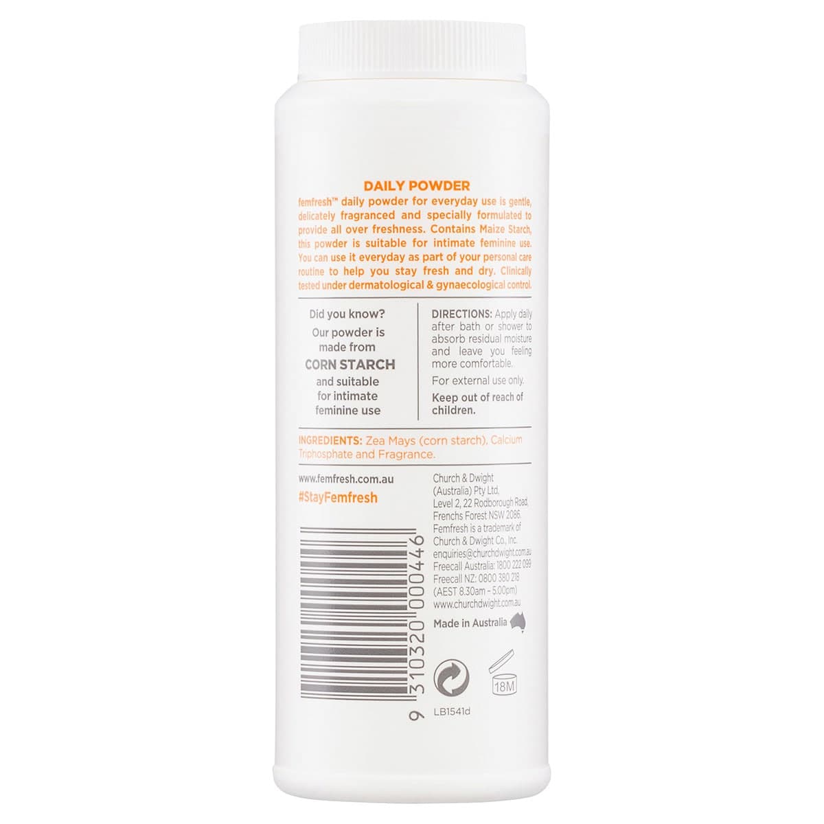 Thumbnail Femfresh Talc Free Powder 100g