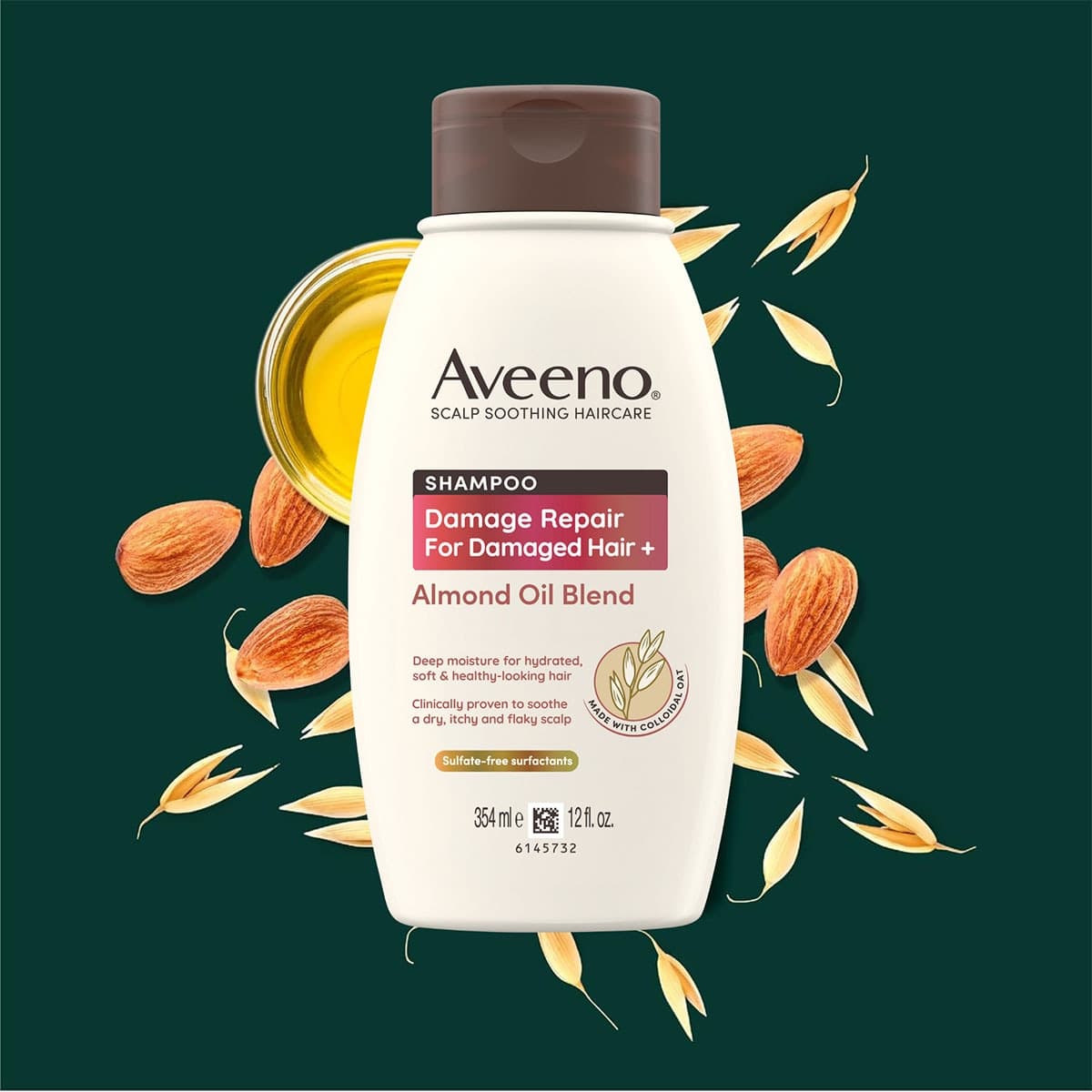 Thumbnail Aveeno Damage Repair Almond Oil Shampoo 354ml