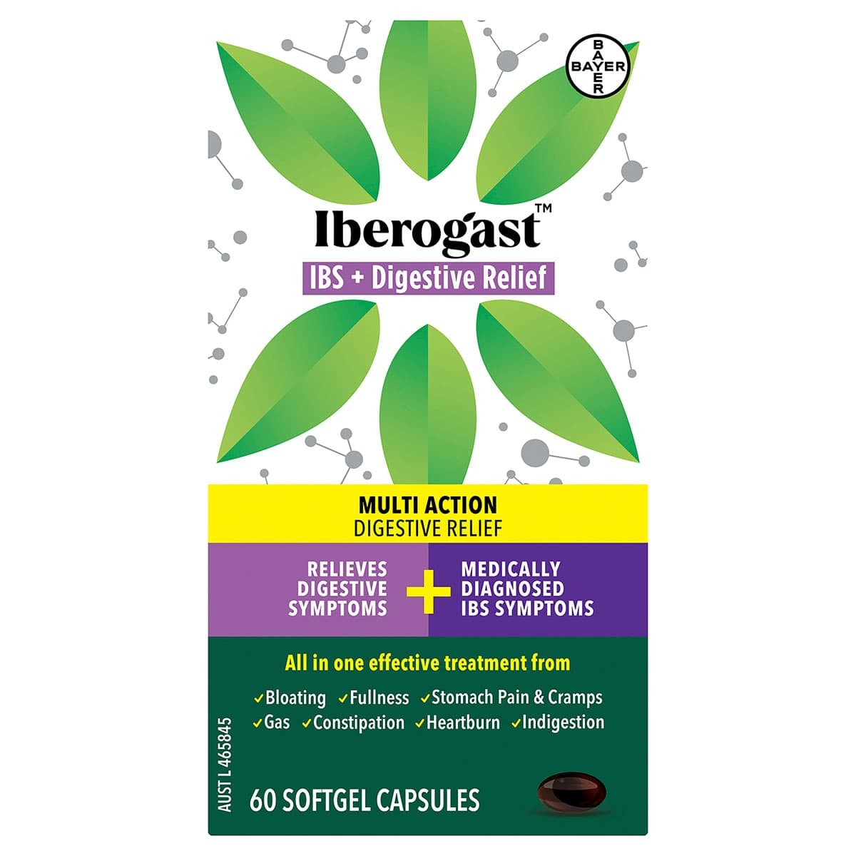 Thumbnail Iberogast IBS + Digestive Relief 60 Capsules