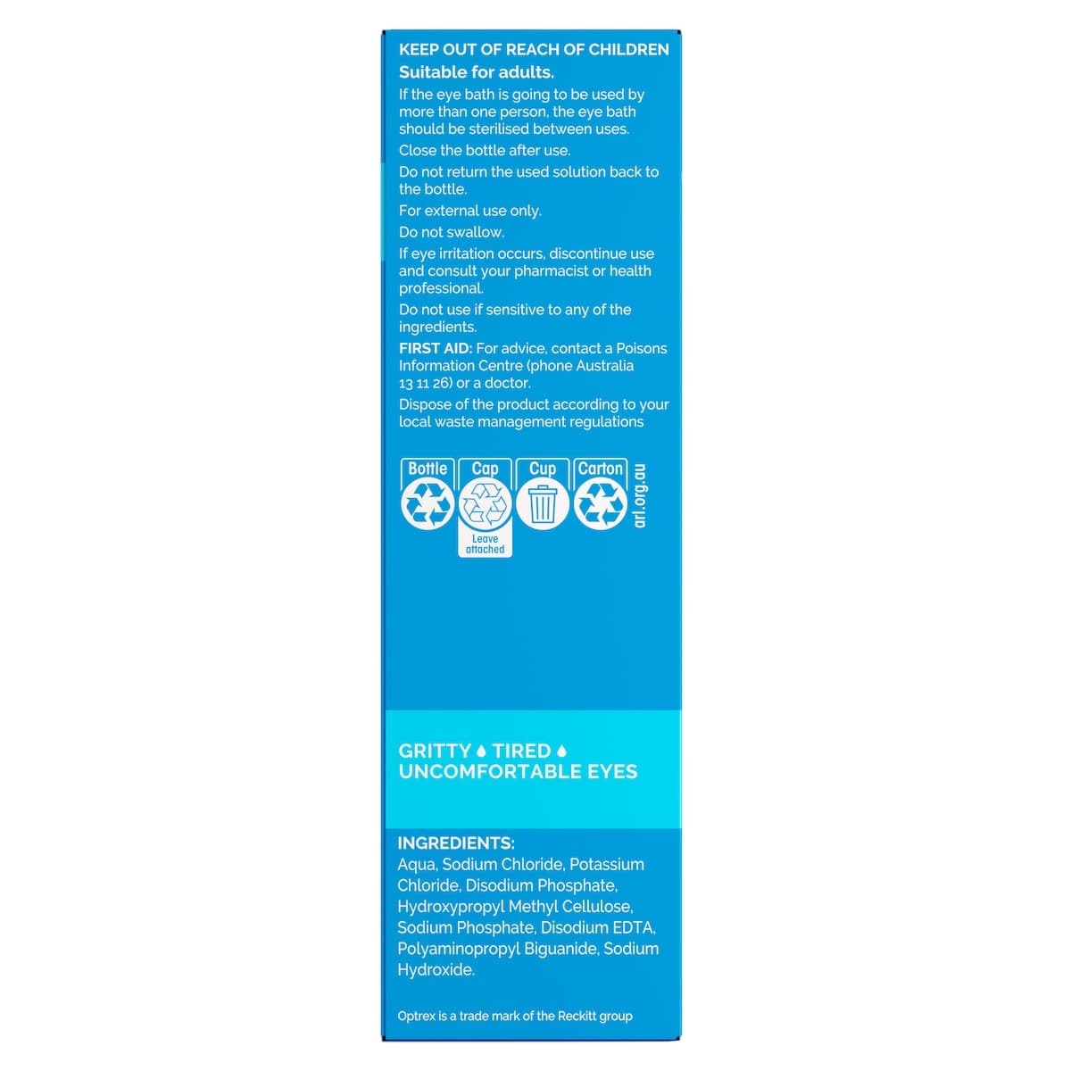 Thumbnail Optrex Eye Wash with Eye Bath 100ml