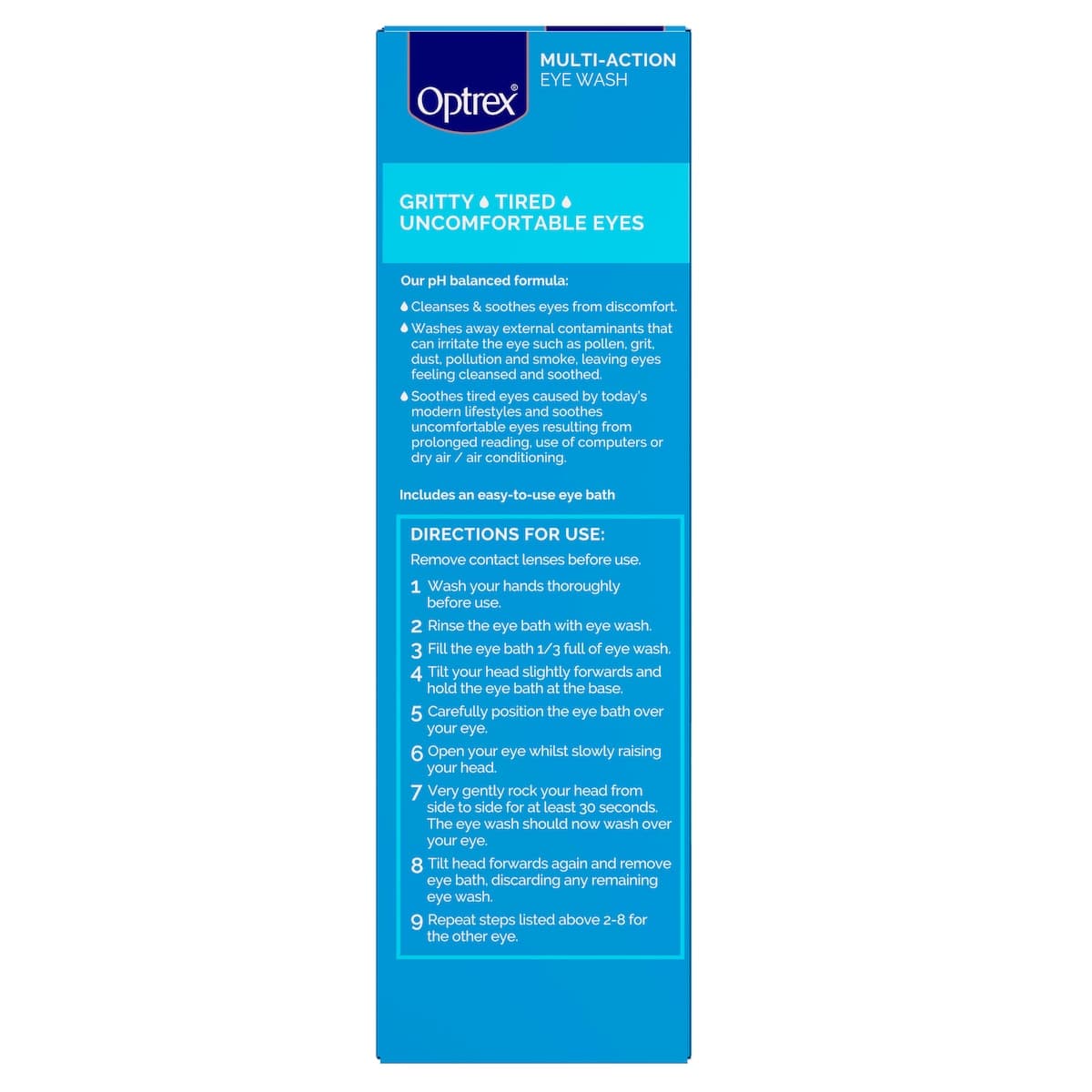 Thumbnail Optrex Eye Wash with Eye Bath 100ml