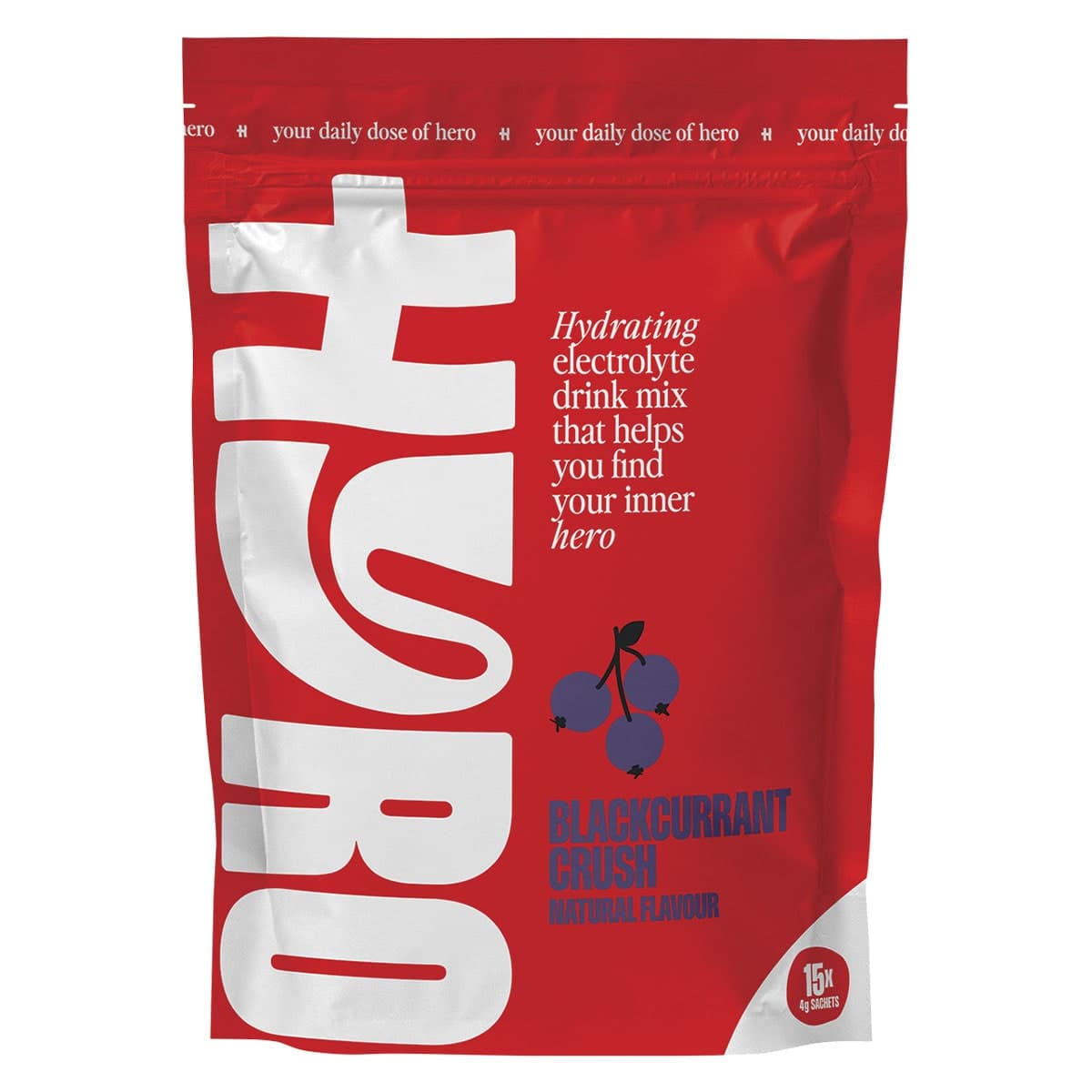 Thumbnail Hyro Sugar Free Electrolyte Powder Blackcurrant 15 x 4g Sachets