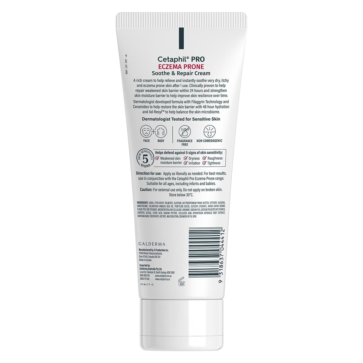 Thumbnail Cetaphil Pro Eczema Prone Soothe & Repair Cream 226g