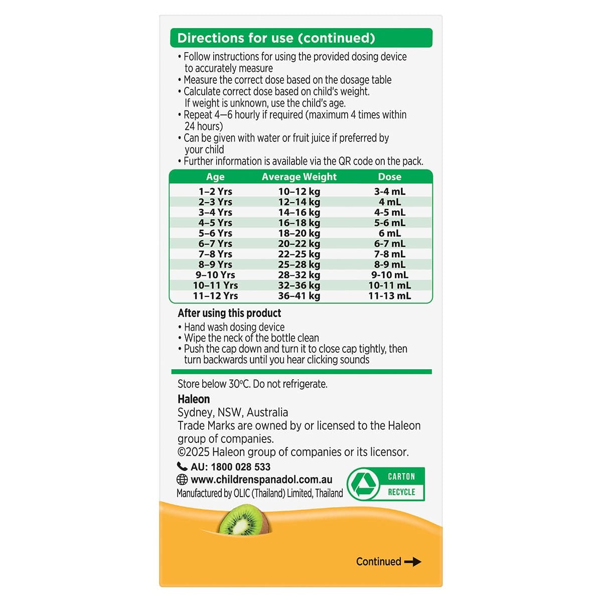 Thumbnail Panadol Children Suspension 5-12 Years Colour Free & Sugar Free Tutti Frutti Flavour 200mL