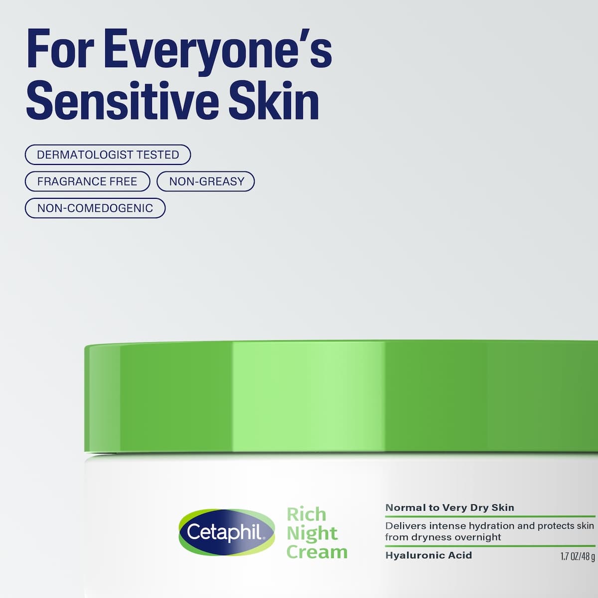 Thumbnail Cetaphil Rich Night Cream with Hyaluronic Acid 48g