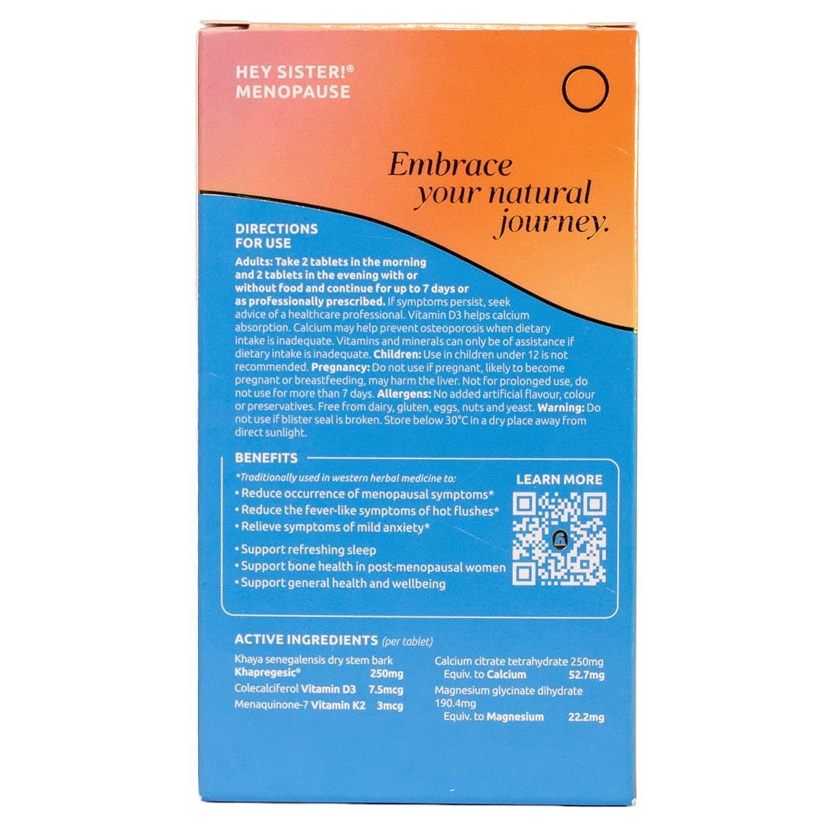 Thumbnail Hey Sister Life Menopause 28 Tablets