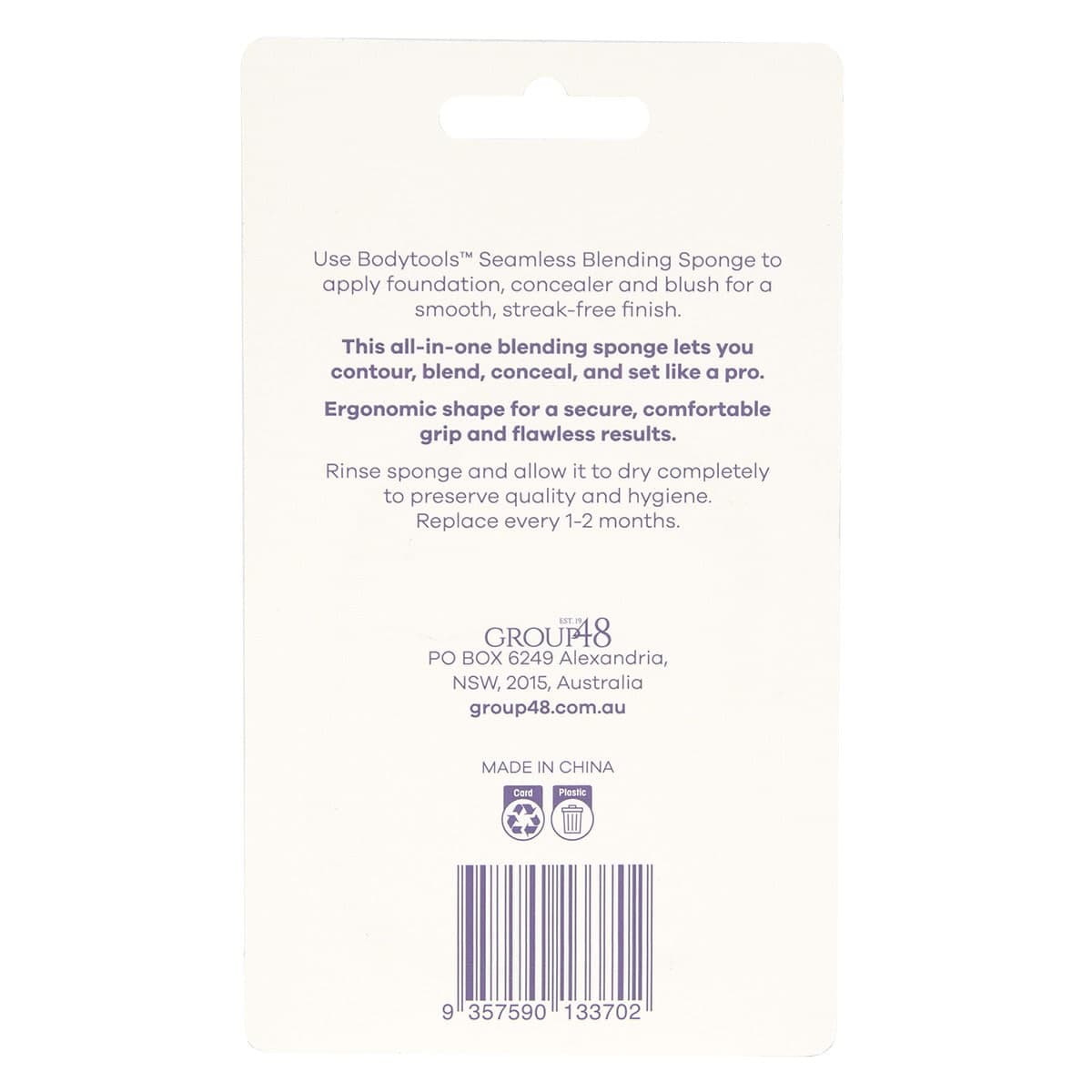 Thumbnail Bodytools Seamless Blending Sponge 1 Pack (Assorted Colours)