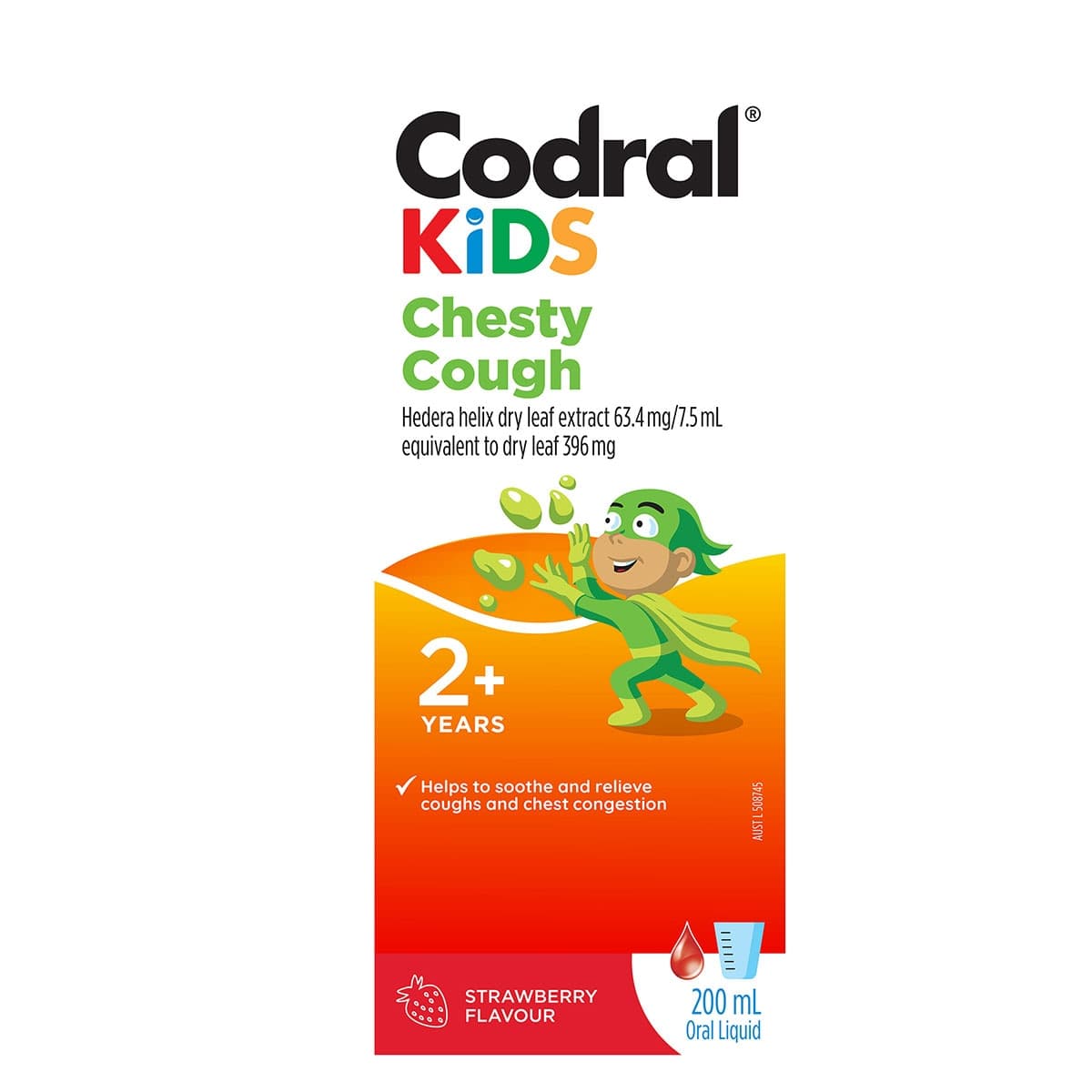 Thumbnail Codral Kids Chesty Cough Liquid 200mL