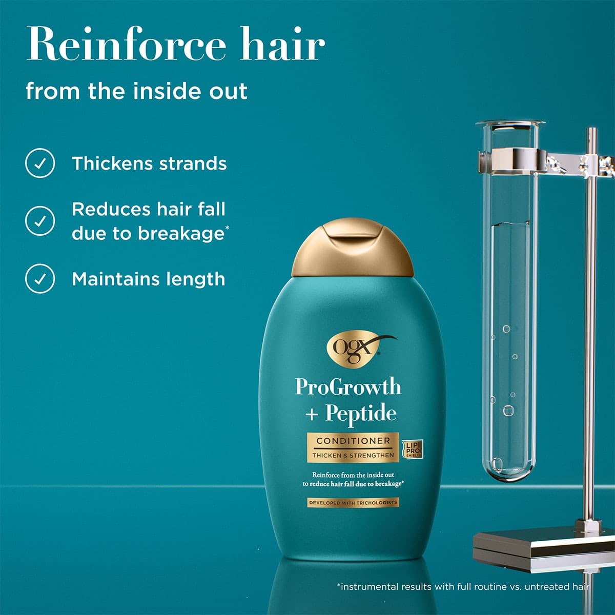 Thumbnail OGX ProGrowth+Peptide Conditioner 385mL