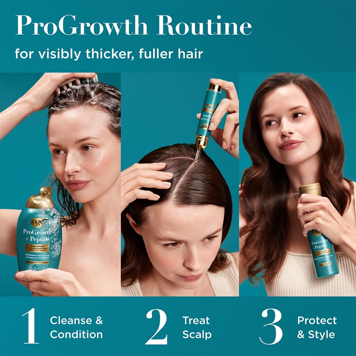Thumbnail OGX ProGrowth+Peptide Conditioner 385mL