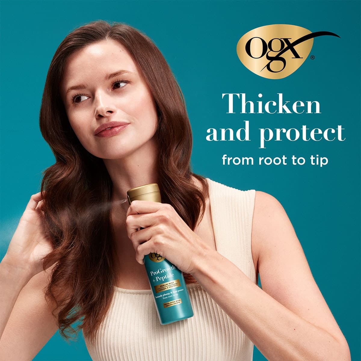 Thumbnail OGX ProGrowth+Peptide Serum Mist 193mL