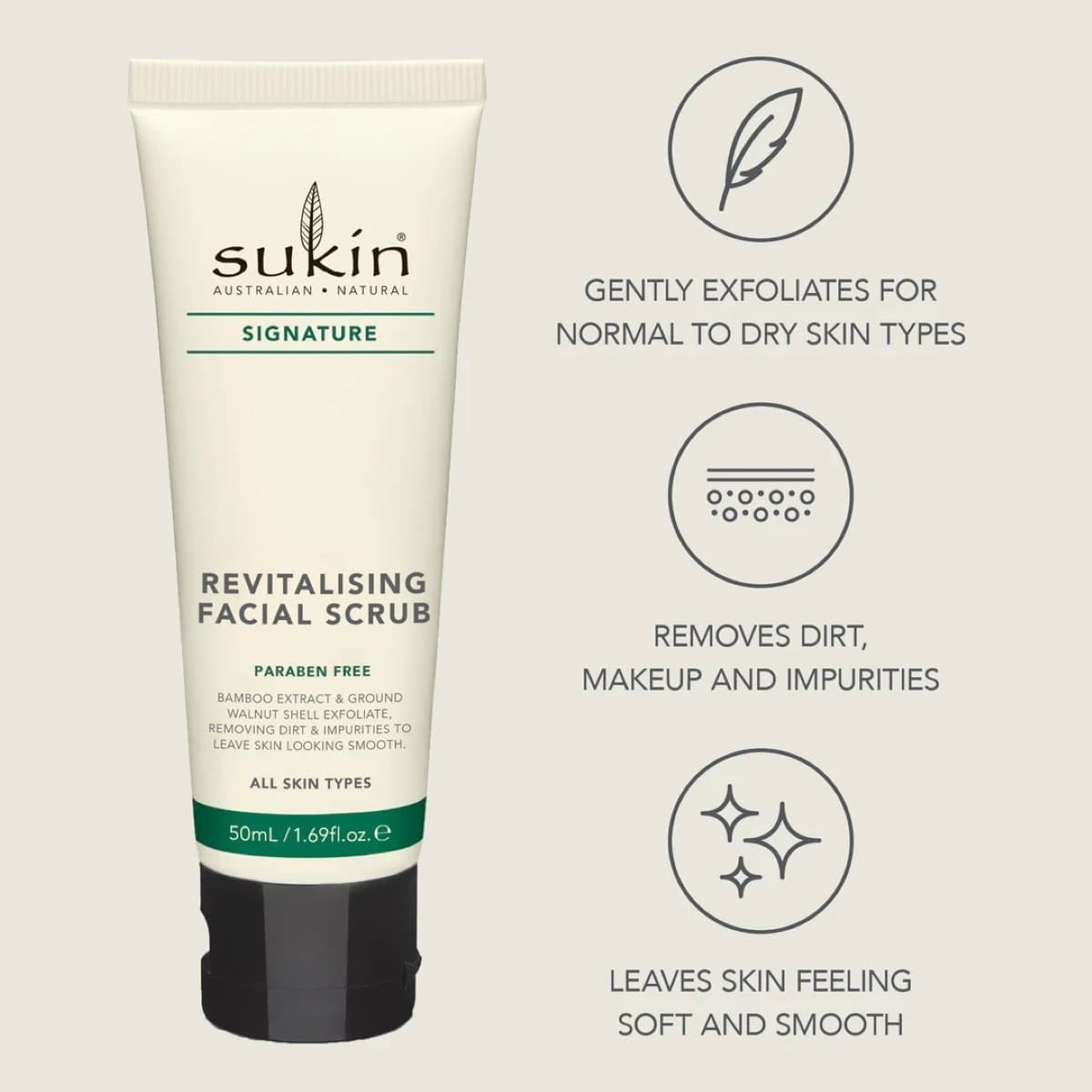 Thumbnail Sukin Revitalising Facial Scrub 50ml