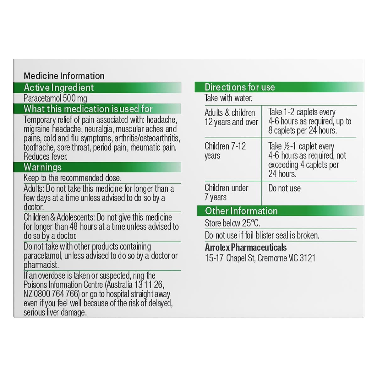 Thumbnail APOHEALTH Paracetamol 32 Caplets