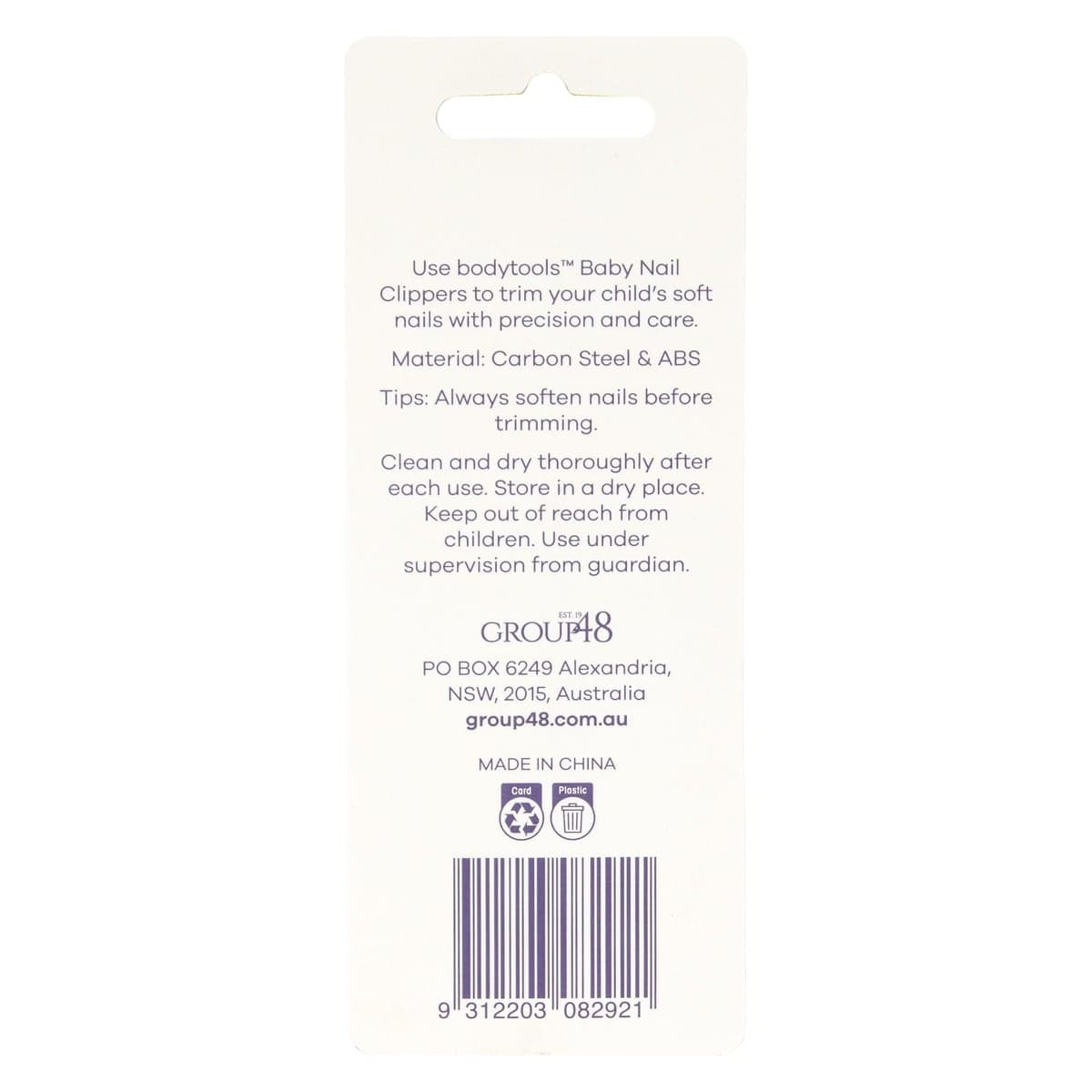 Thumbnail Bodytools Baby Nail Clippers 1 Pack