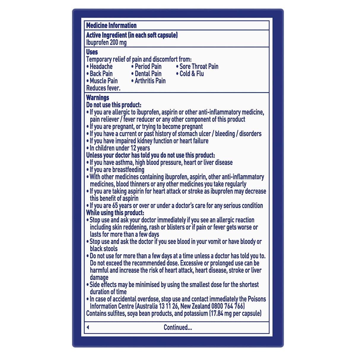 Thumbnail Advil Fast Pain Relief 90 Liquid Capsules